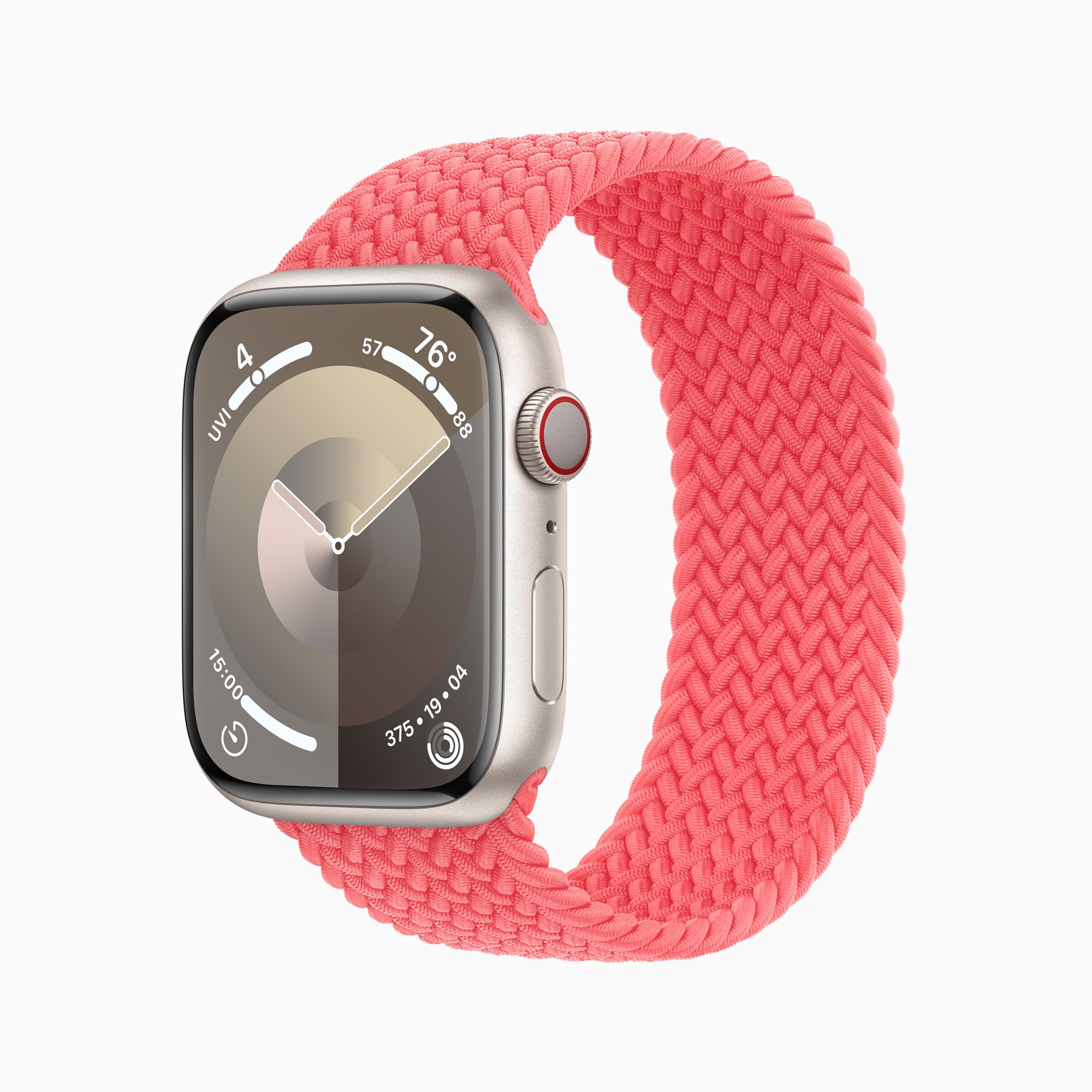 Apple-Watch-S9-starlight-aluminum braided-Solo-Loop-guava-230912.jpg