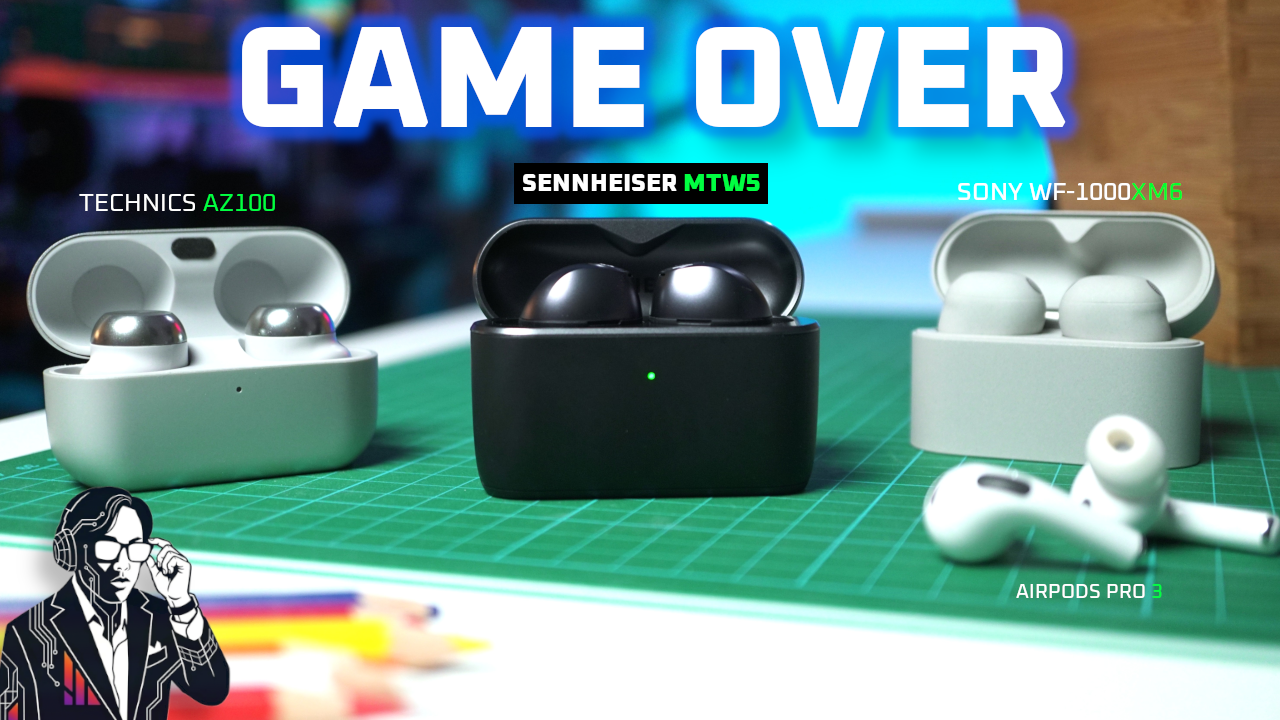 Better than expected 🤔 Sennheiser MTW5 vs AirPods Pro 3, Sony WF-1000XM6, Technics AZ100