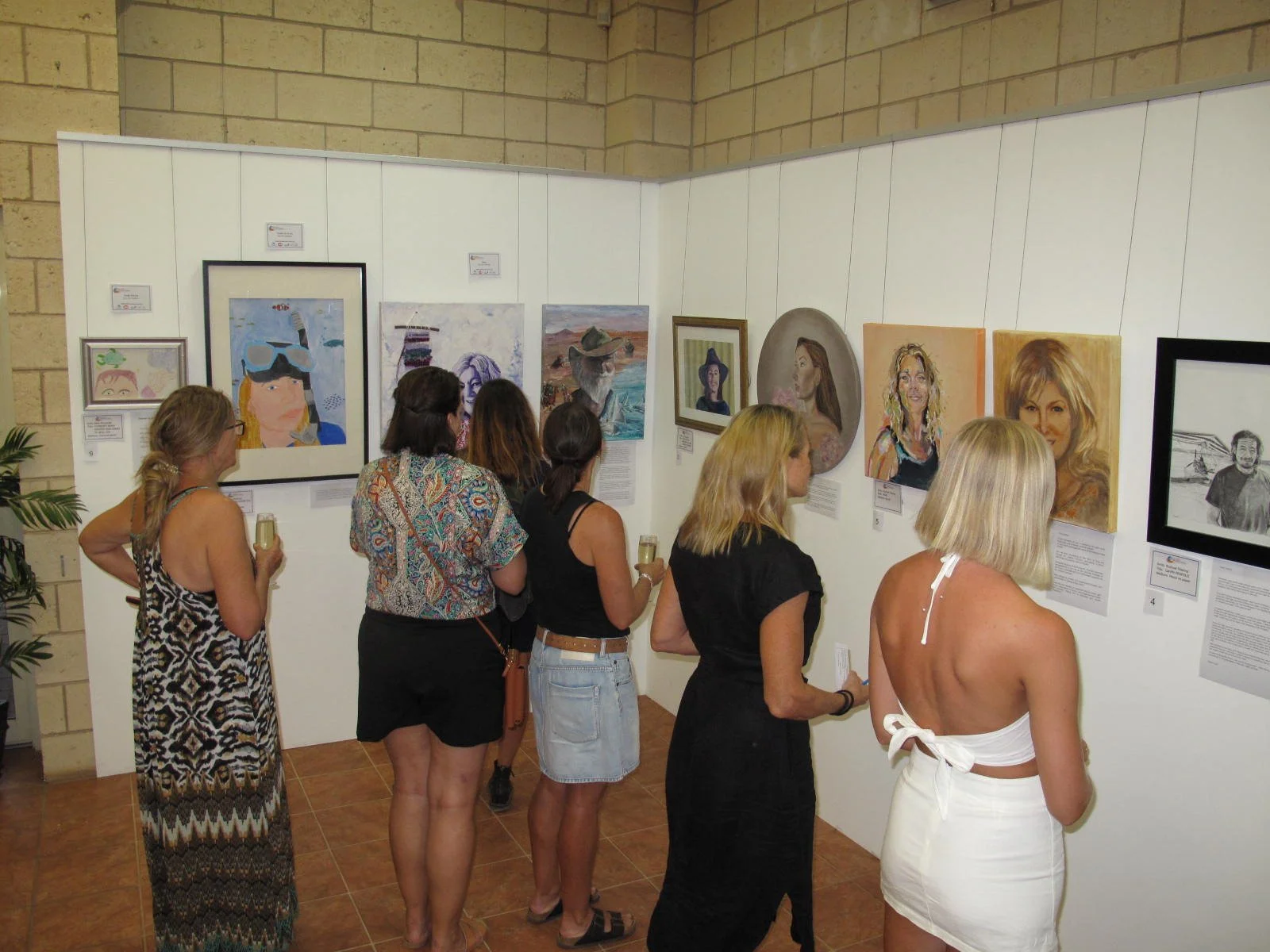 Exibald Annual Portrait Competiton Opening Night