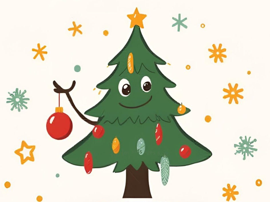 KIDS CHRISTMAS TREE DECORATIONS WORKSHOP
