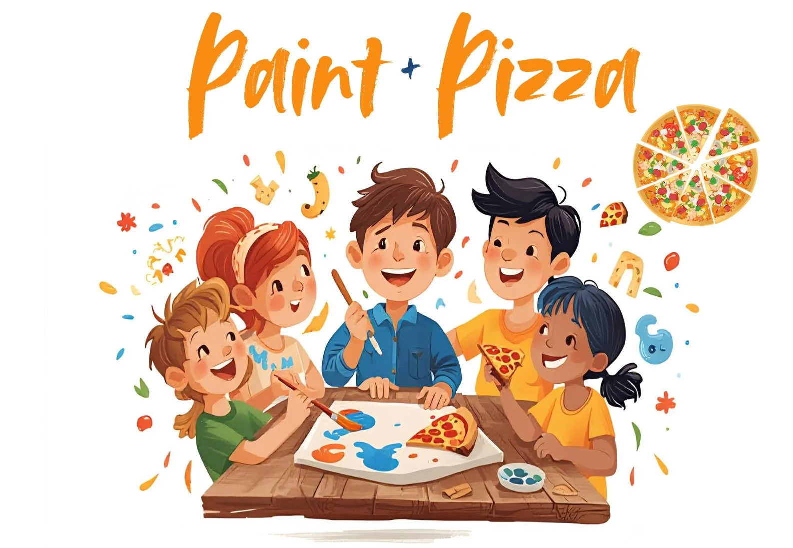 FAMILY PAINT + PIZZA EVENINGS
