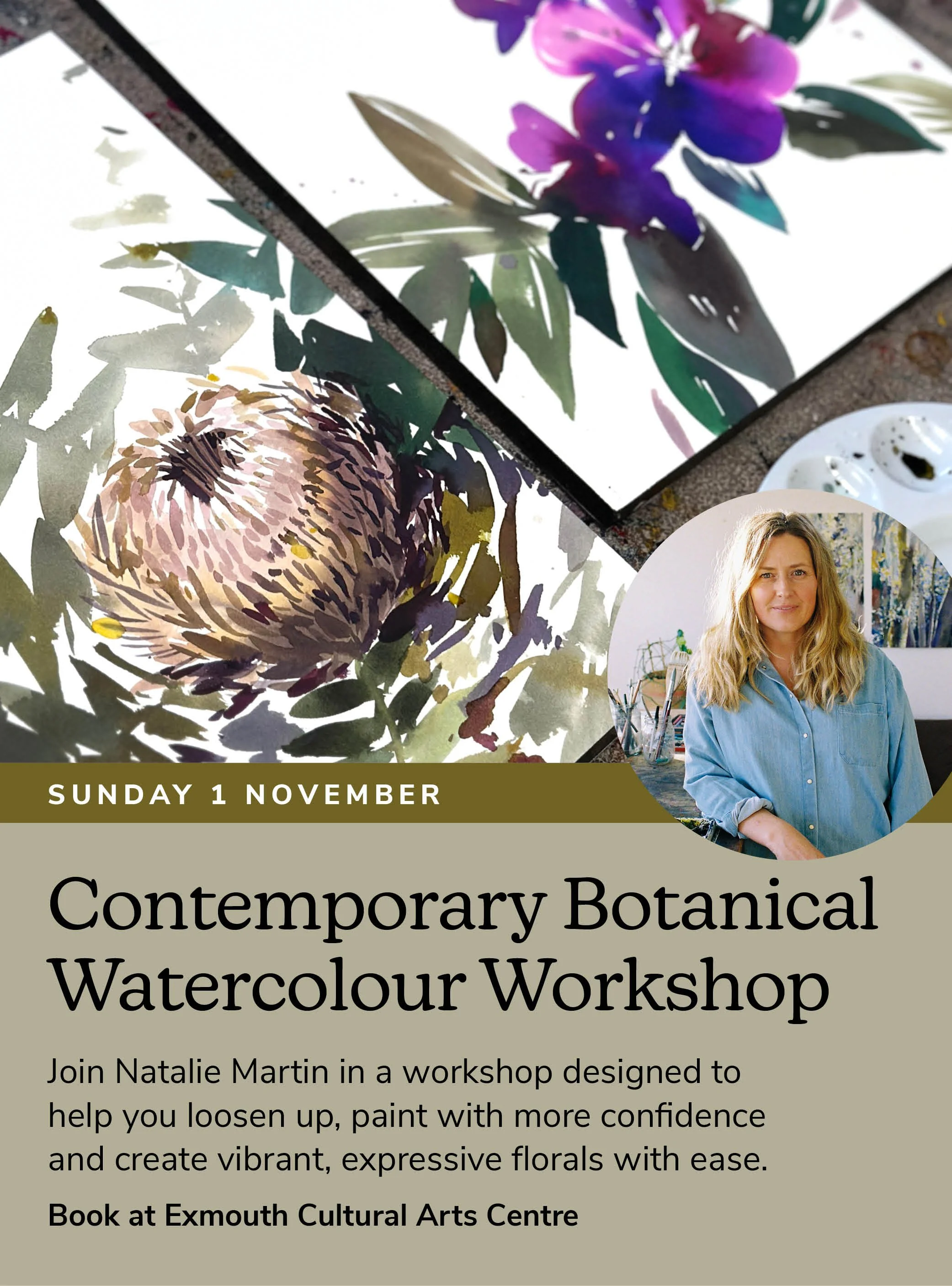 Contemporary Botanical Watercolour Workshop