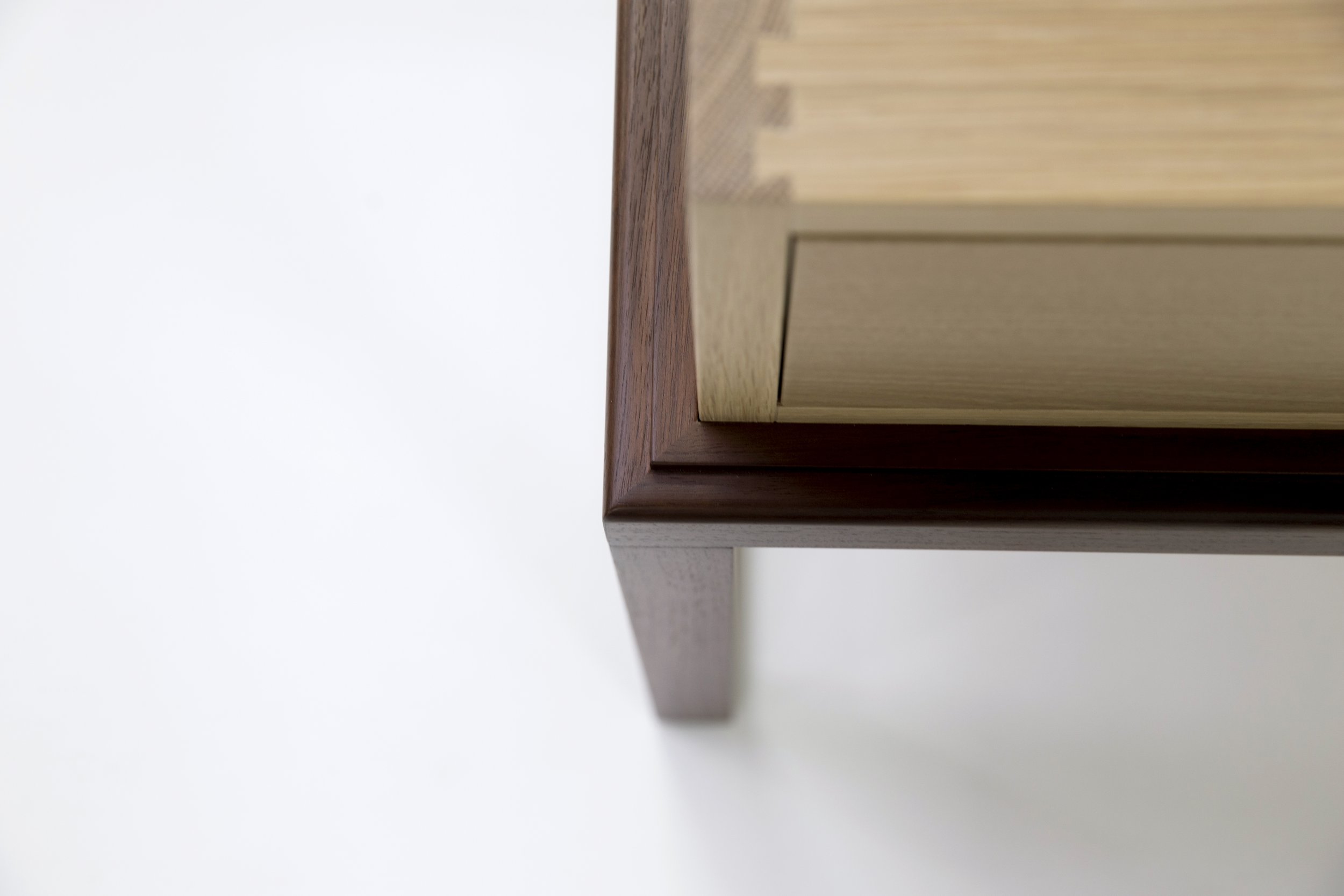 Treology Herringbone Design bedside table dovetail detail.jpg