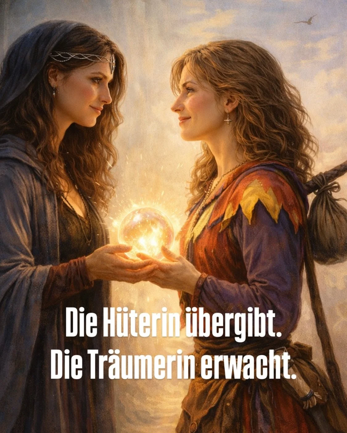 Bis zum 25.1.2026 steht THE THRESHOLD zur Verf&uuml;gung &mdash; f&uuml;r deinen bewussten &Uuml;bergang ✨ die H&uuml;terin &uuml;bergibt an die Tr&auml;umerin, und erinnert dich:

Du bist wach.
Du bist mutig.
Du bist frei. 

Radikal frei. 

✨

Komme