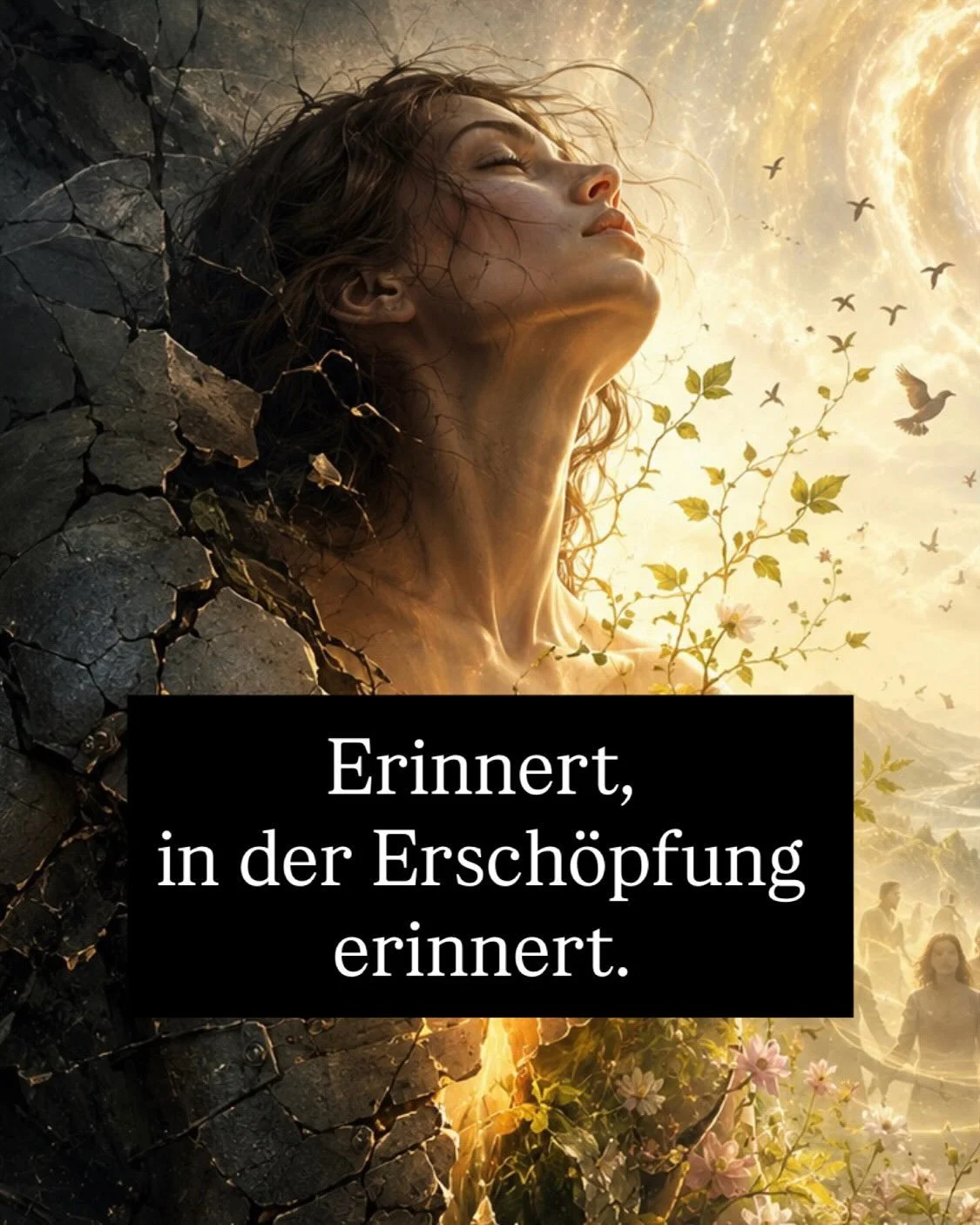 Koste es, was es wolle, sagt das ersch&ouml;pfte Herz. Koste es, was es wolle. Koste es, was es wolle. Ich bin ersch&ouml;pft. Aber ich bin auch: bereit.

Aus dem Gedicht: 

ER-SCH&Ouml;PFUNG: 
The Breath before Collective Rebirth
(c) Michi Mance &am