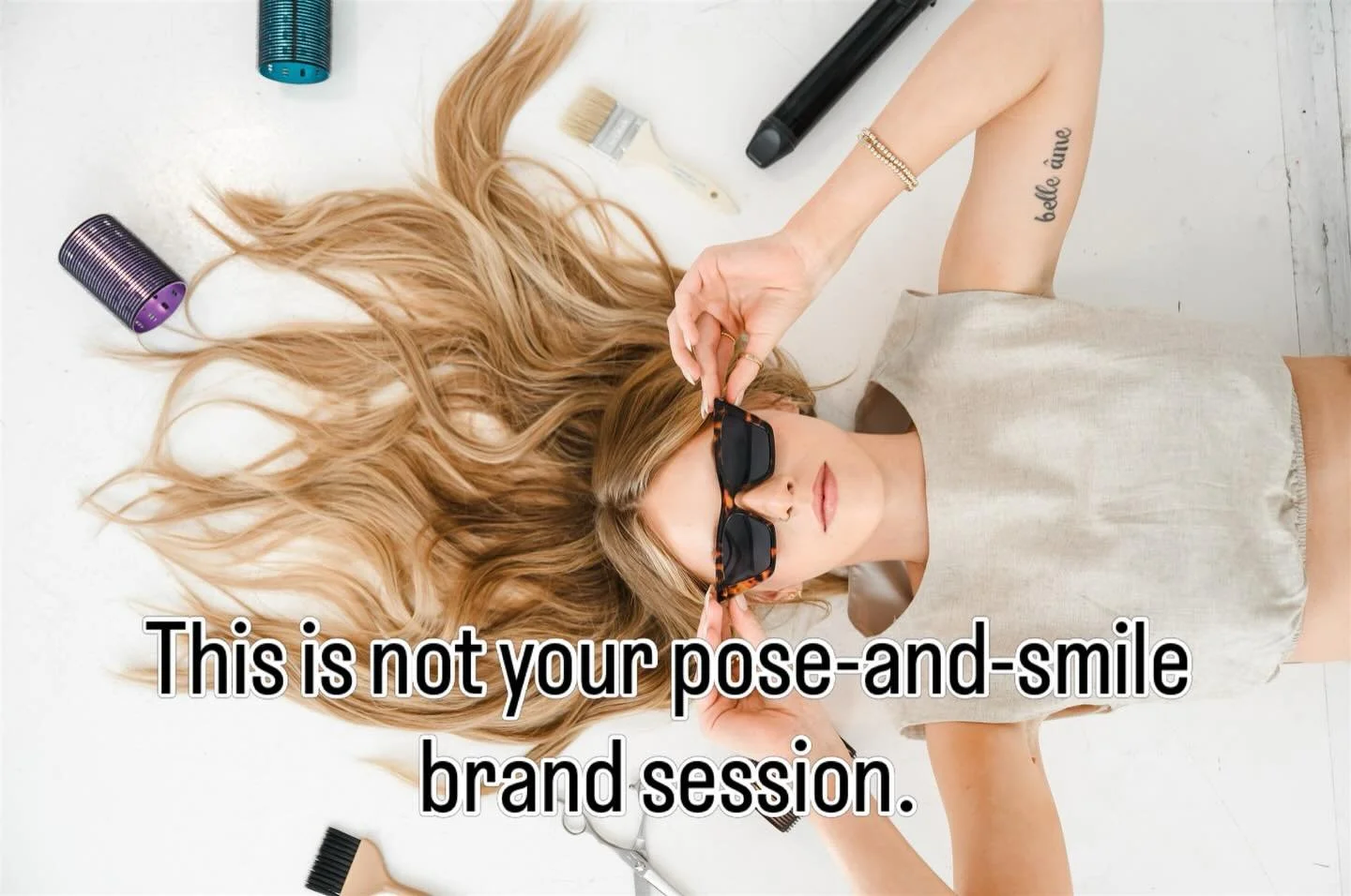This is not your pose-and-smile brand session. And honestly? That&rsquo;s the whole point.

Your brand has a vibe. A voice. A specific energy that makes people pause and actually feel something. My job is to help you find it &mdash; then photograph i