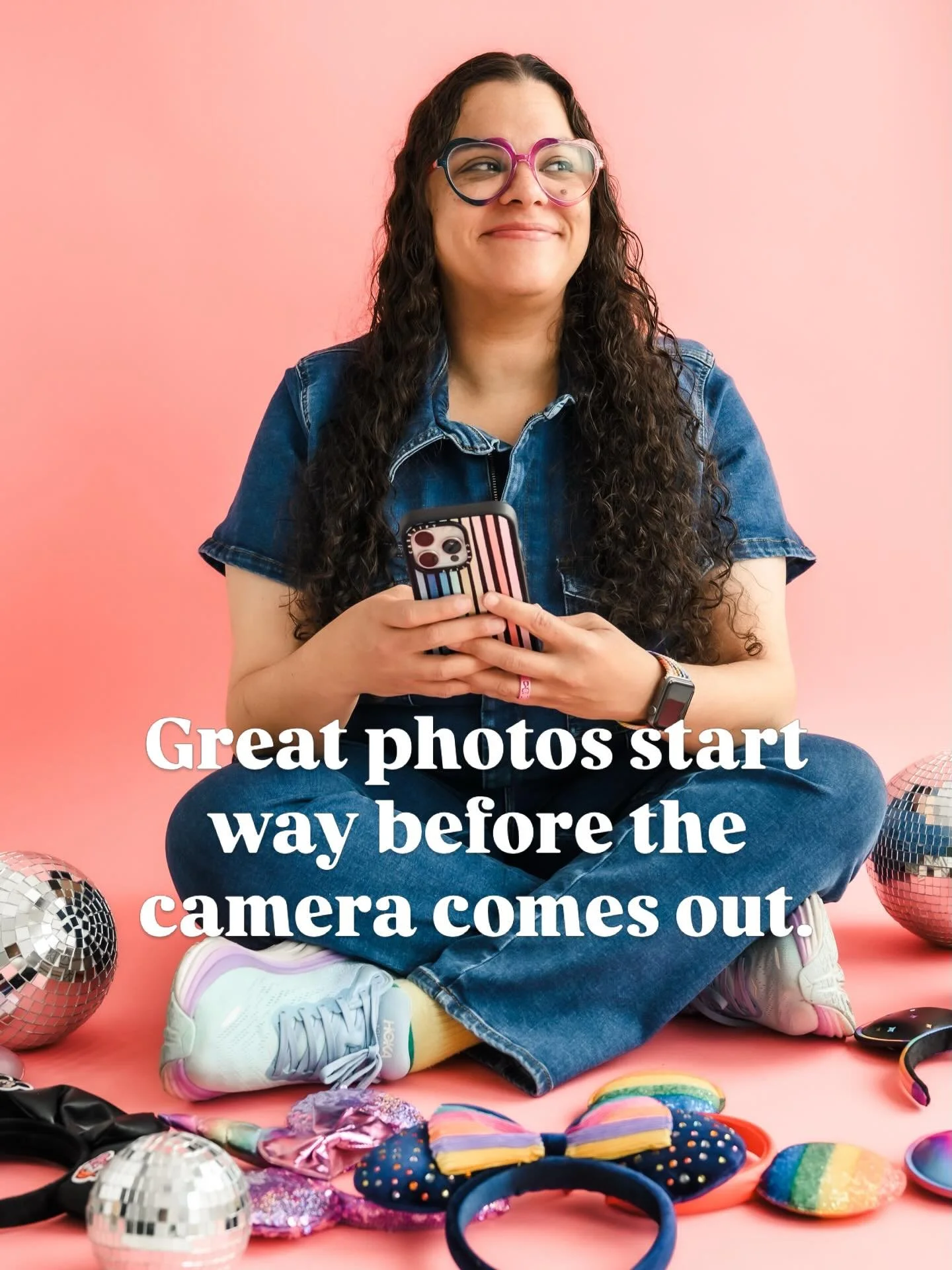 Six pairs of Mickey ears, a stack of disco balls, and absolutely zero hesitation. 🪩✨

This is what happens when you actually know who you are &mdash; and you show up for it.

Here&rsquo;s the thing about working with me: I&rsquo;m nosy. In the best 