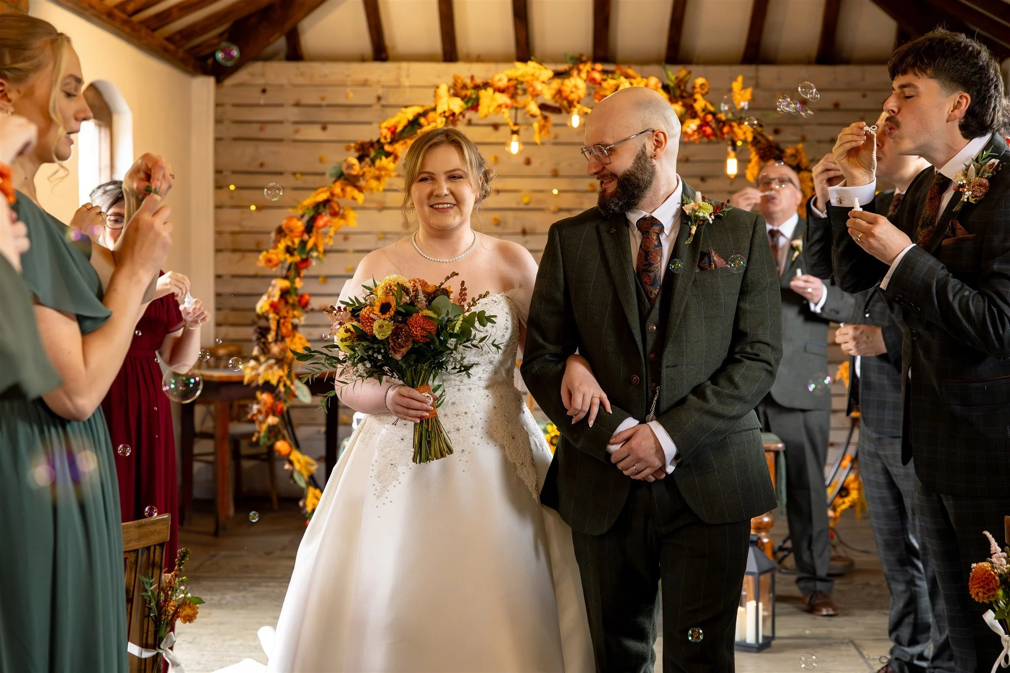 Whimsical Autumn wedding at dodmoor house