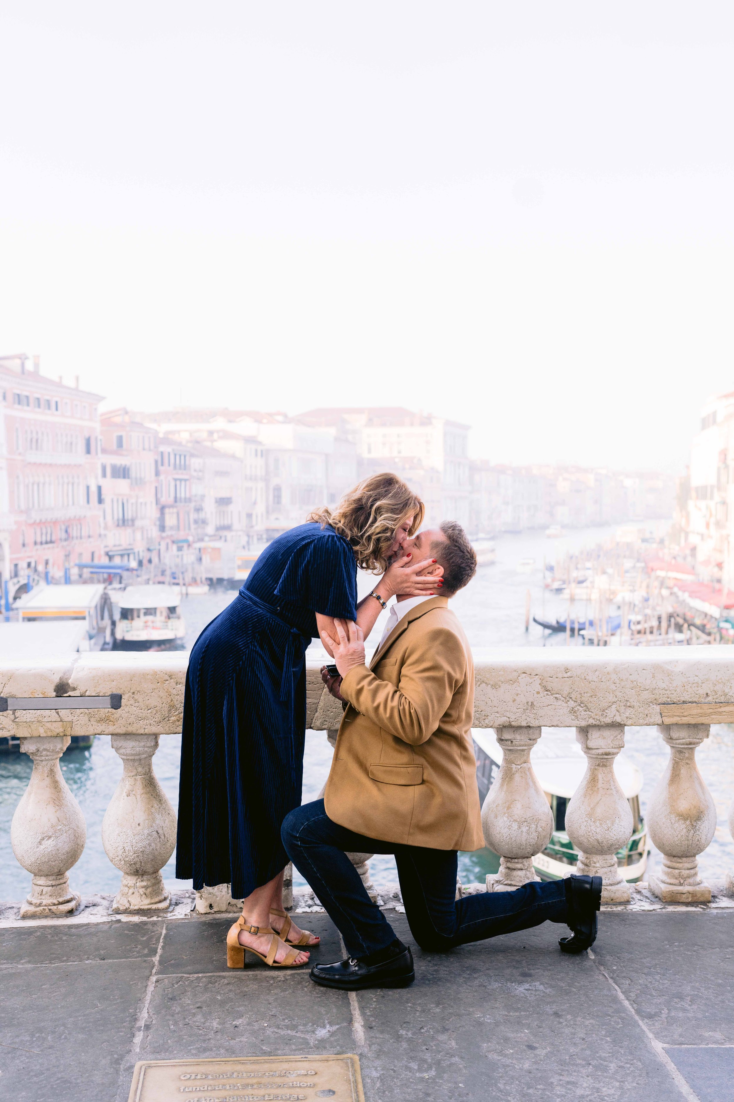 She said yes photos in Venice