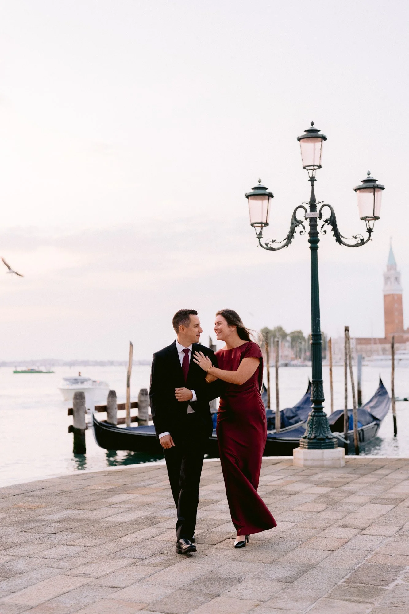 Venice Laughing Couple