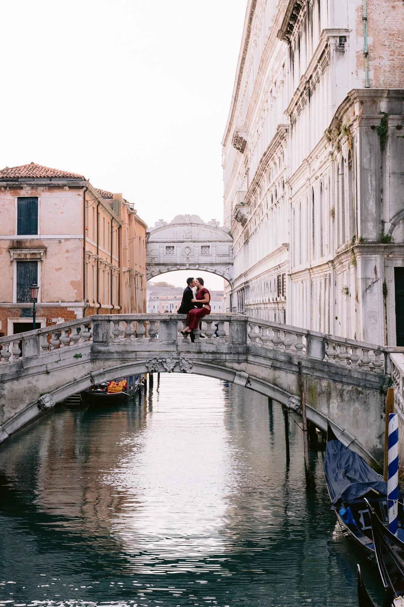 Venice Bridge Kiss