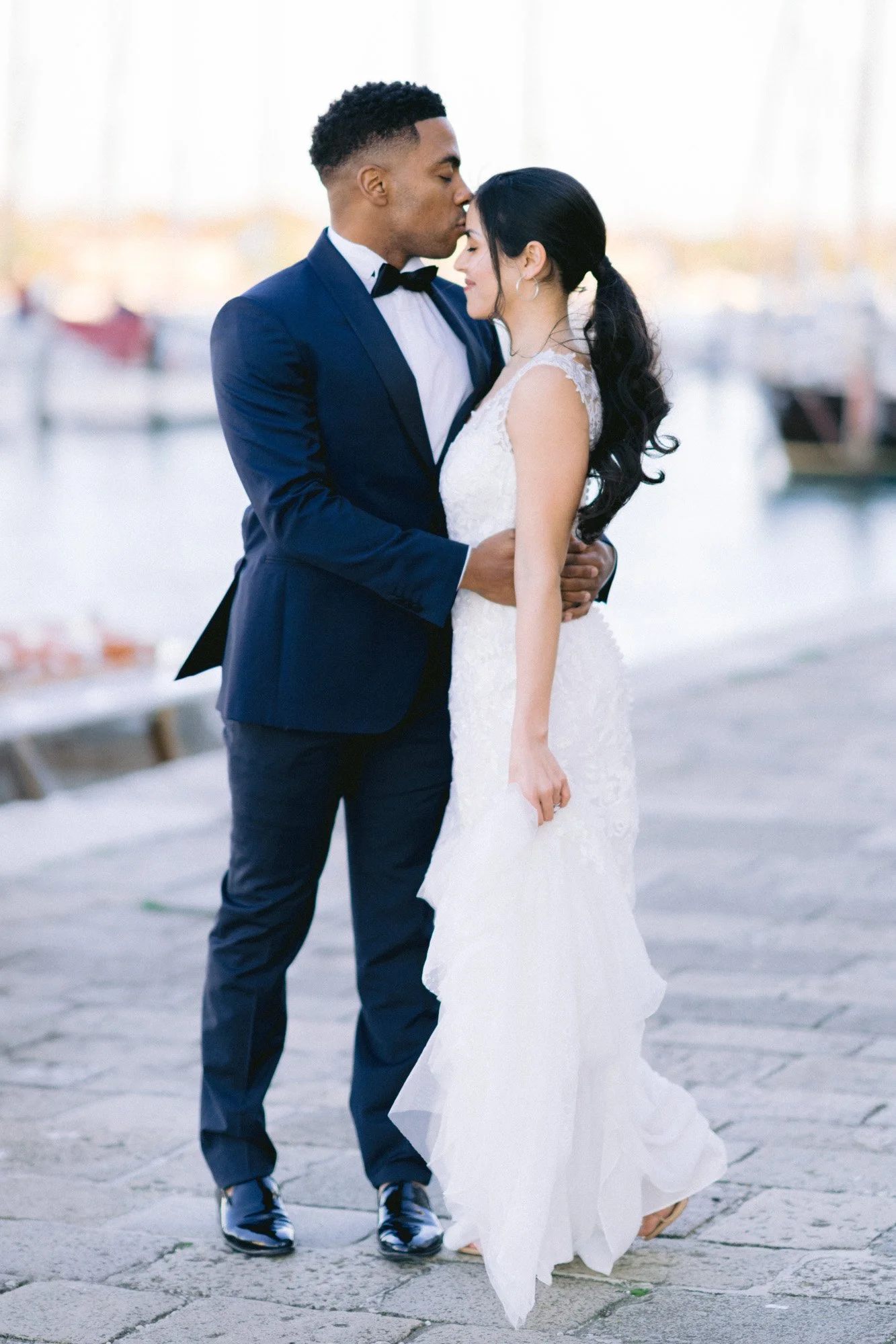 Golden Hour Wedding Portrait in Venice – Venice Photographer