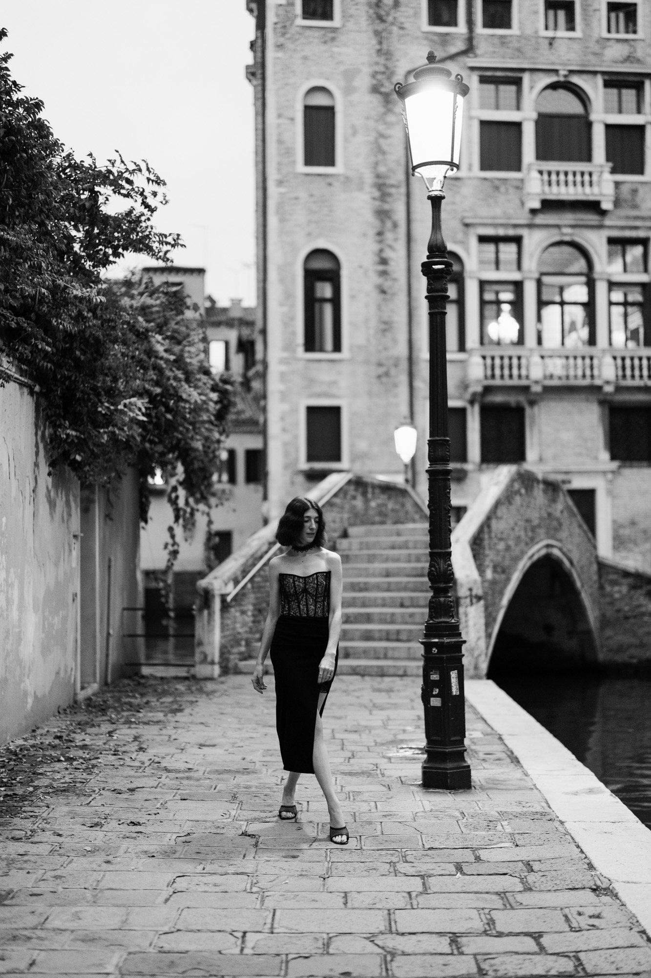 Venetian Elegance at Dusk — Fashion Portrait by Alberto Andaloro
