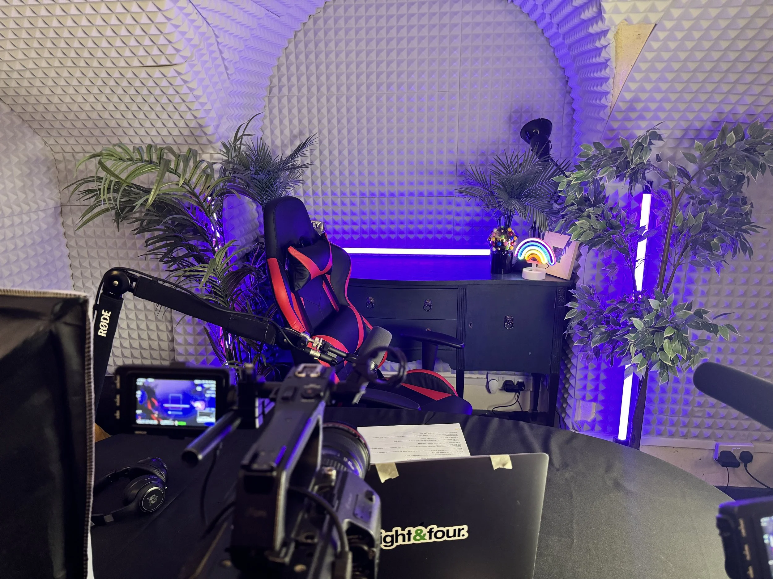 Laughing Around podcast studio