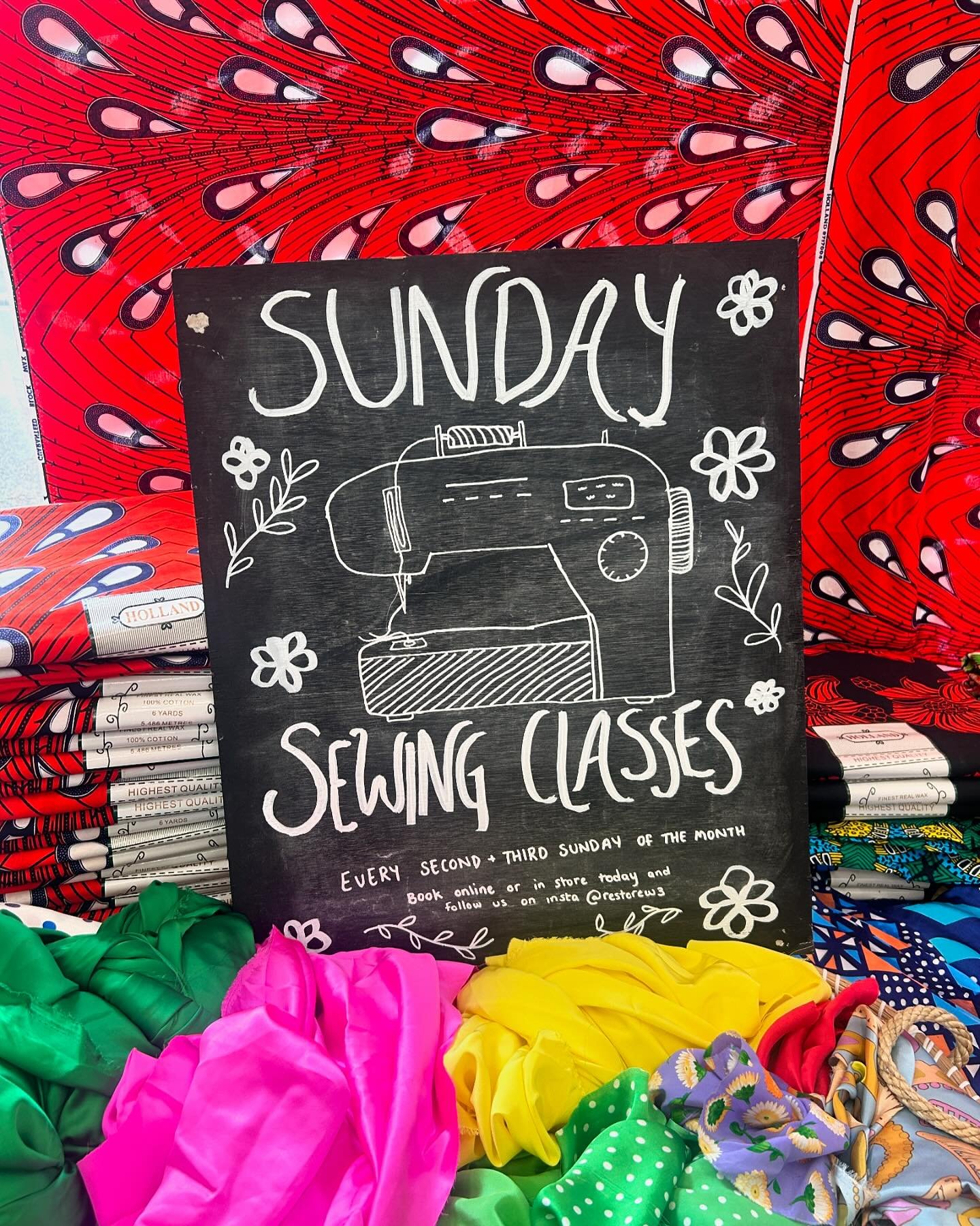 Do you want to learn to sew and upcycle your old garments into new things? First step is to learn the basics of using a sewing machine! Spaces available on Sundays class 11-1pm. Fabrics also available for use in class or bring your own projects along