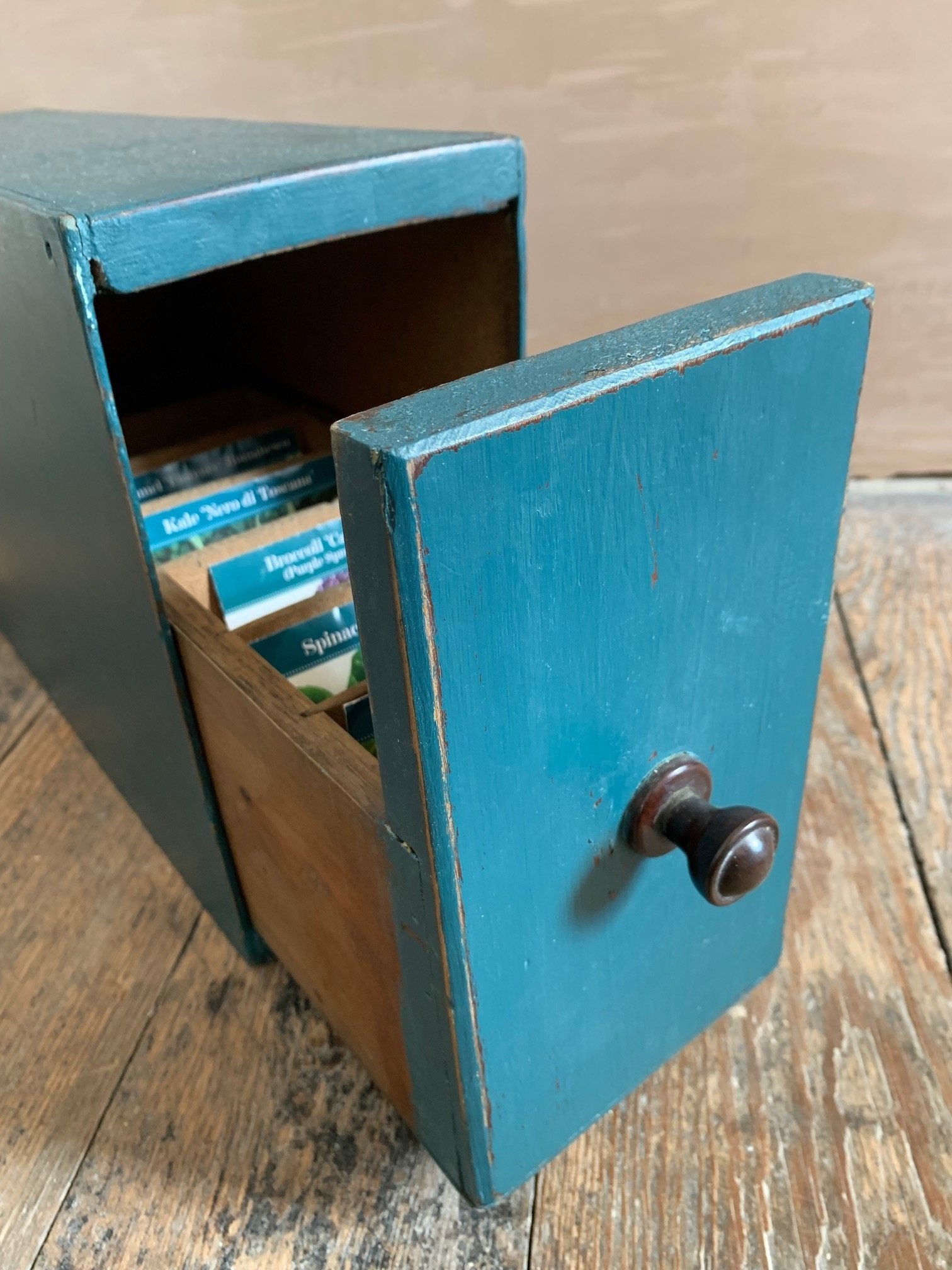 PAINTED STORAGE BOX - SOLD