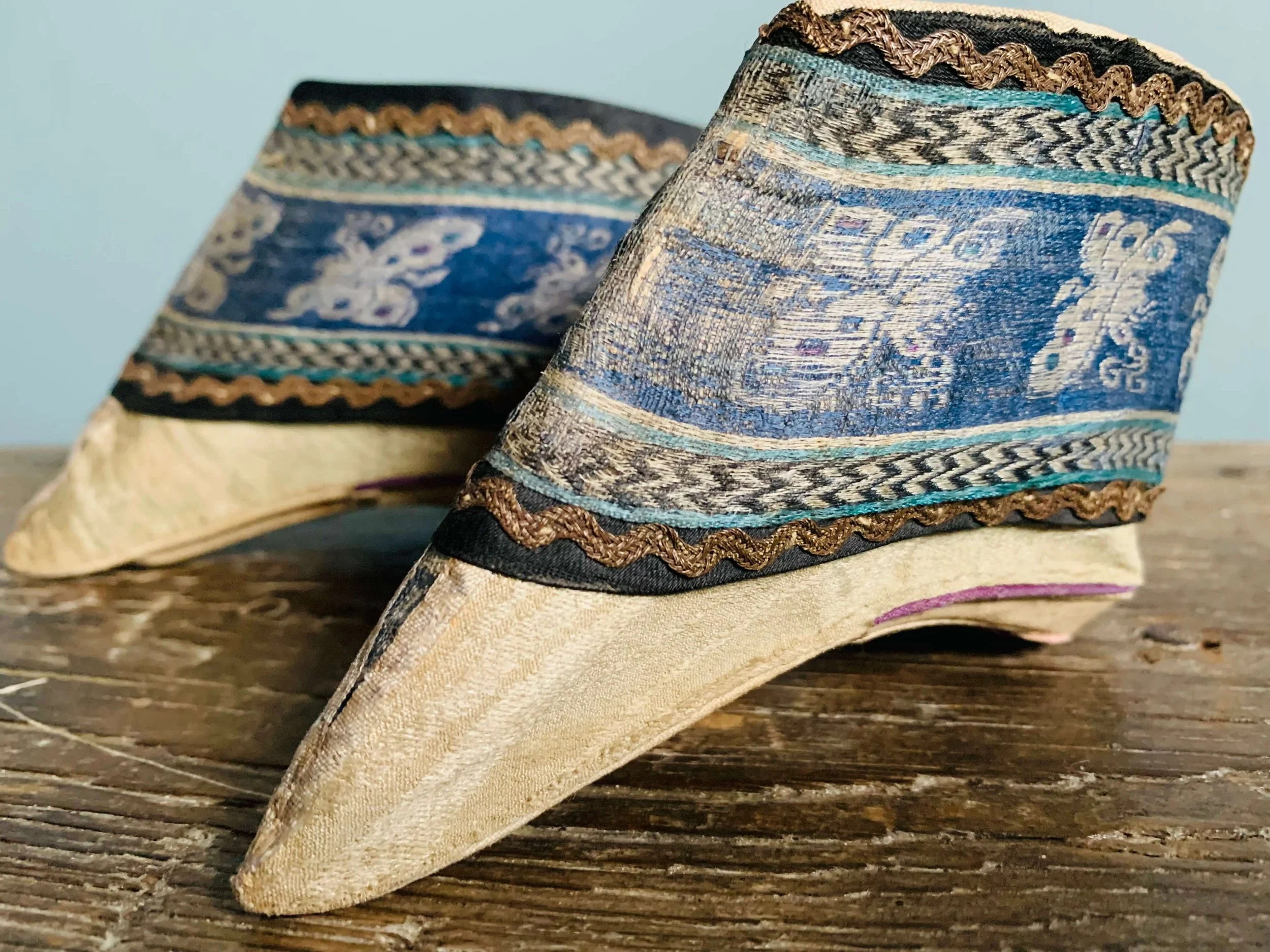 CHINESE FOOT-BINDING SHOES - SOLD
