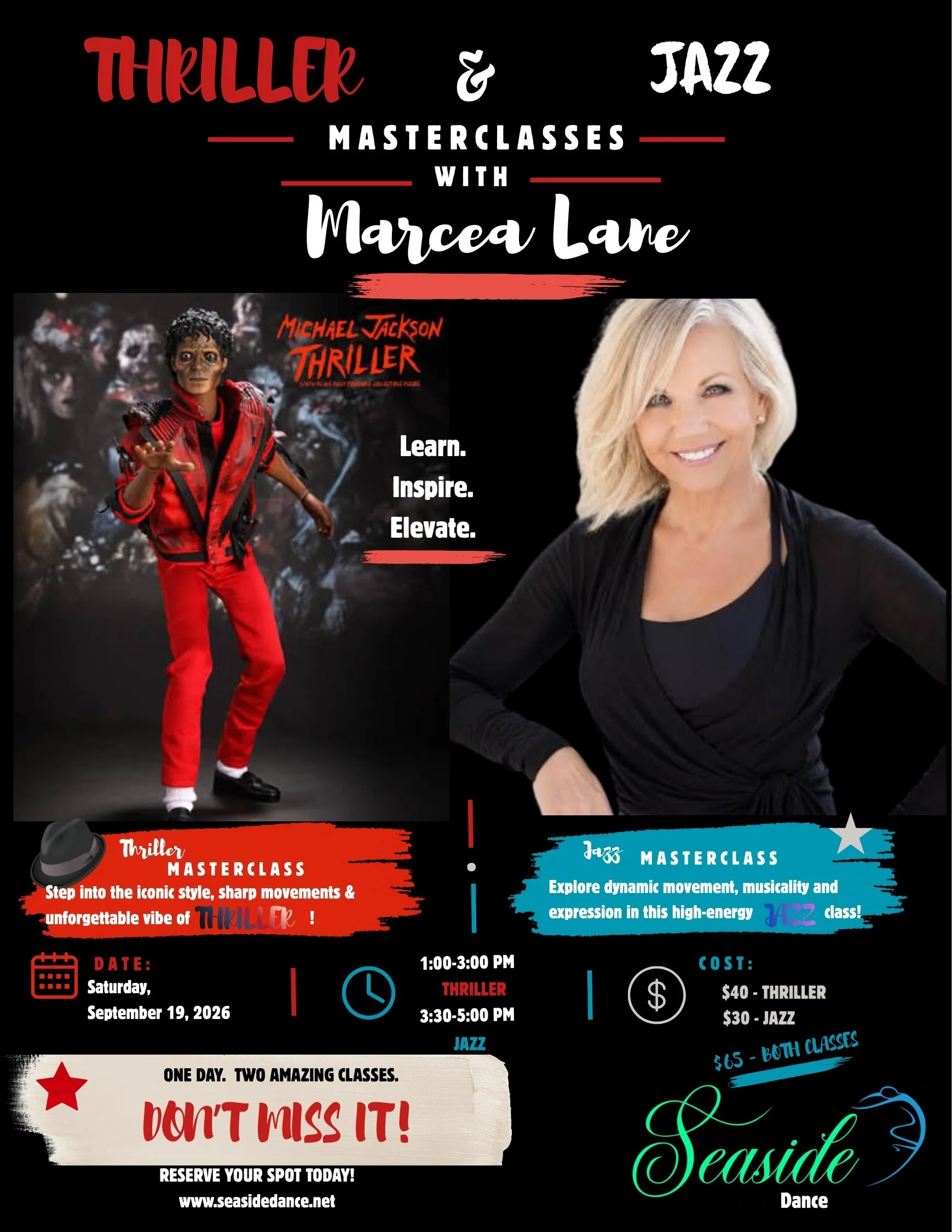 THRILLER & JAZZ MASTERCLASSES