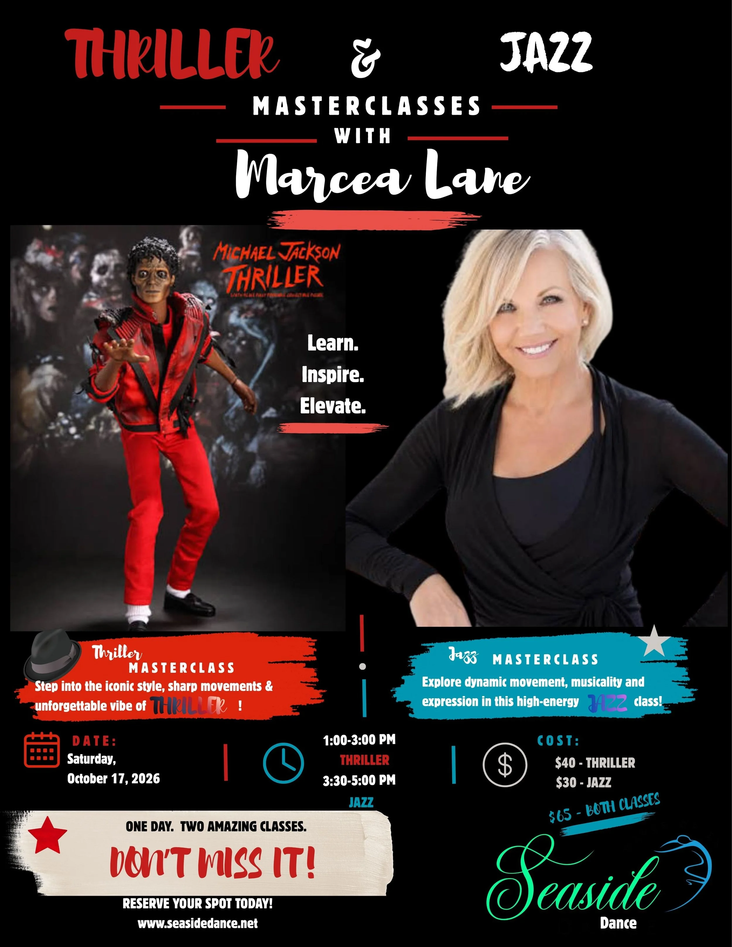 THRILLER & JAZZ MASTERCLASSES