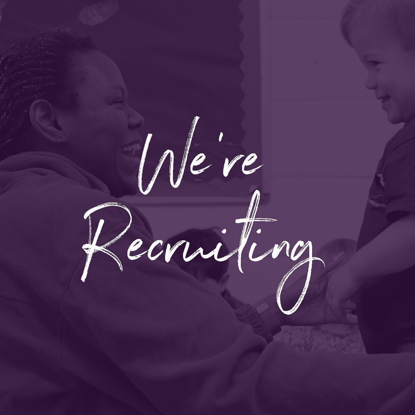 WE ARE RECRUITING!

We are looking for an enthusiastic Early Years Practitioner to join our growing nursery team. We are looking for a fun, vibrant and skilled team member. An amazing practitioner who will take a child&rsquo;s hand, open a child&rsqu