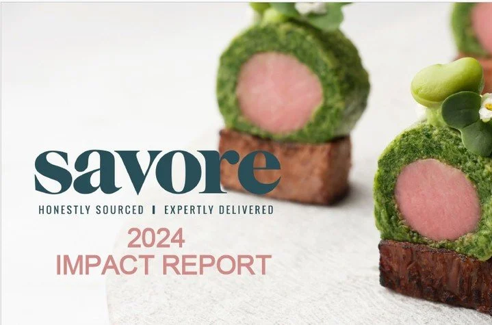 We're incredibly excited and proud to share our very first Savore Impact Report 🍃🌍 available to read on our website! 
Savore was created with the ambition of being a truly ethical, caring and sustainable workplace dining provider. We have invested 