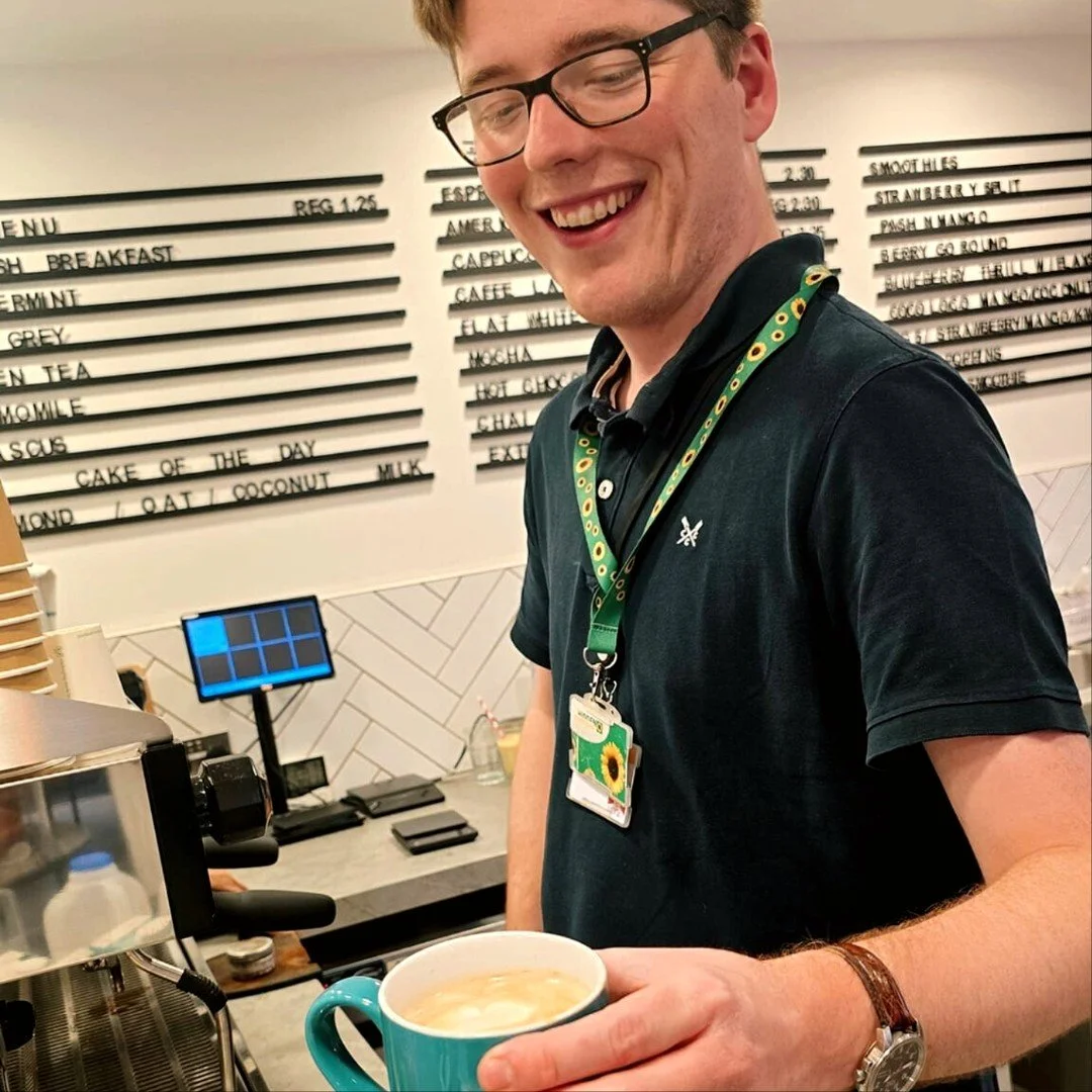 As certified coffee obsessives, we understand that a perfect cup of coffee doesn't exist without an excellent barista ☕ Therefore, this #NationalCoffeeWeek, we're celebrating our brilliant baristas; starting with Thomas!

Thomas joined us 2 years ago
