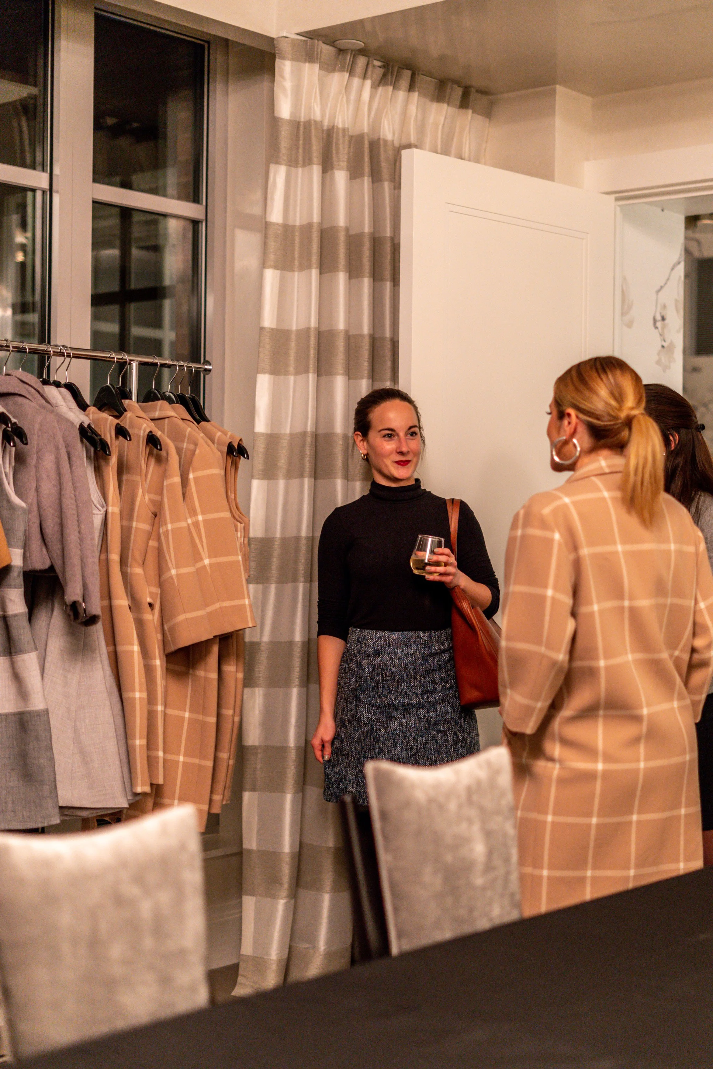 Attendees shopping Toccin's latest collection. Image credit: Noise