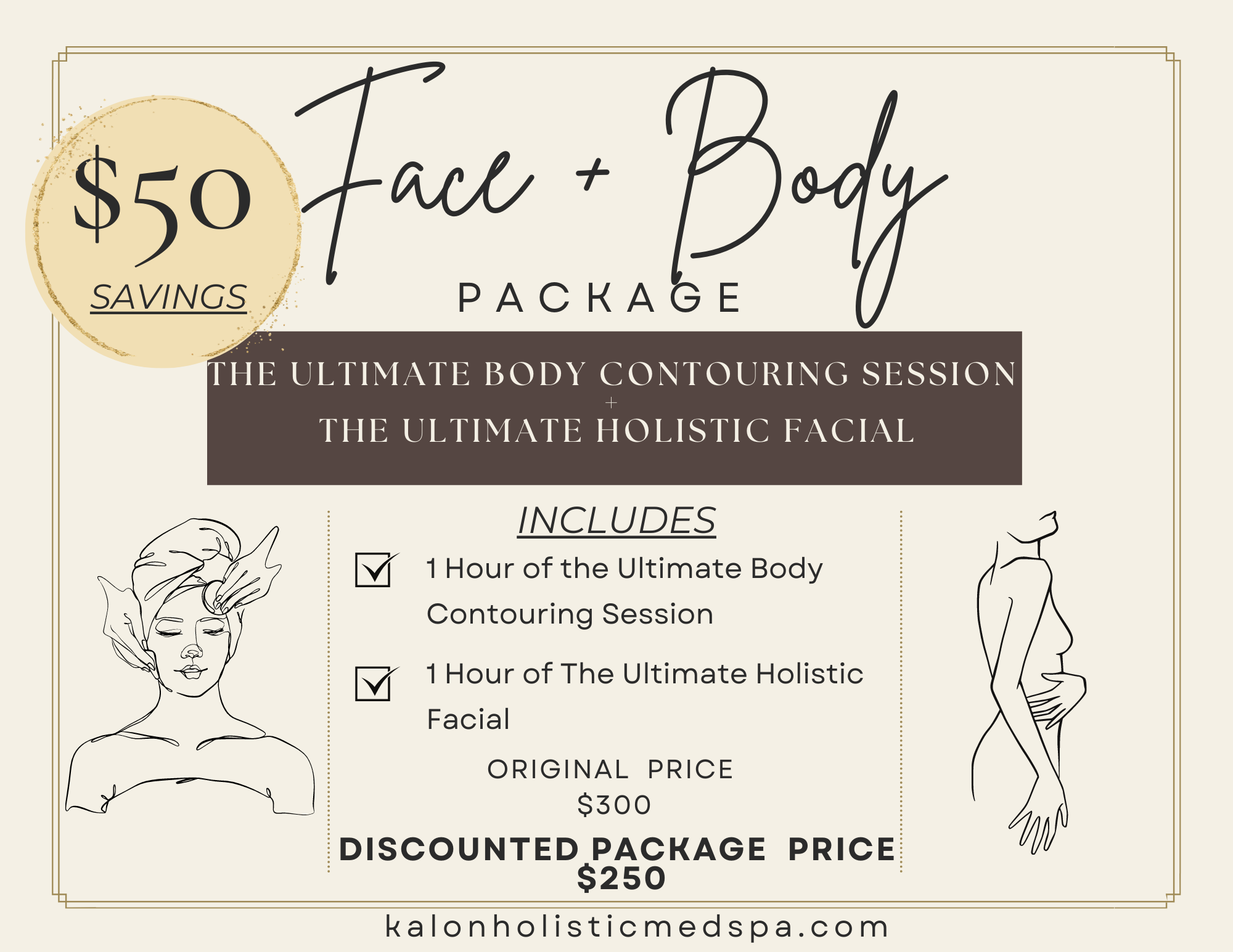 Beige Gold Elegant Wedding Packages Price List.png