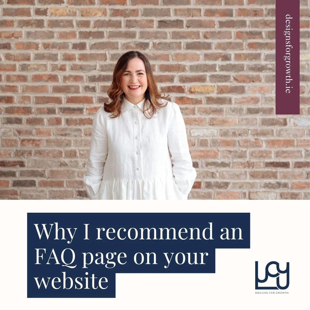 Why I recommend an FAQ page on your website