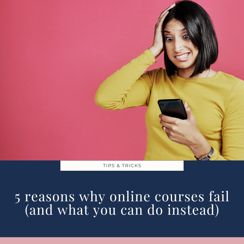 Failing Course 5 reasons why online courses fail (and what you can do instead)