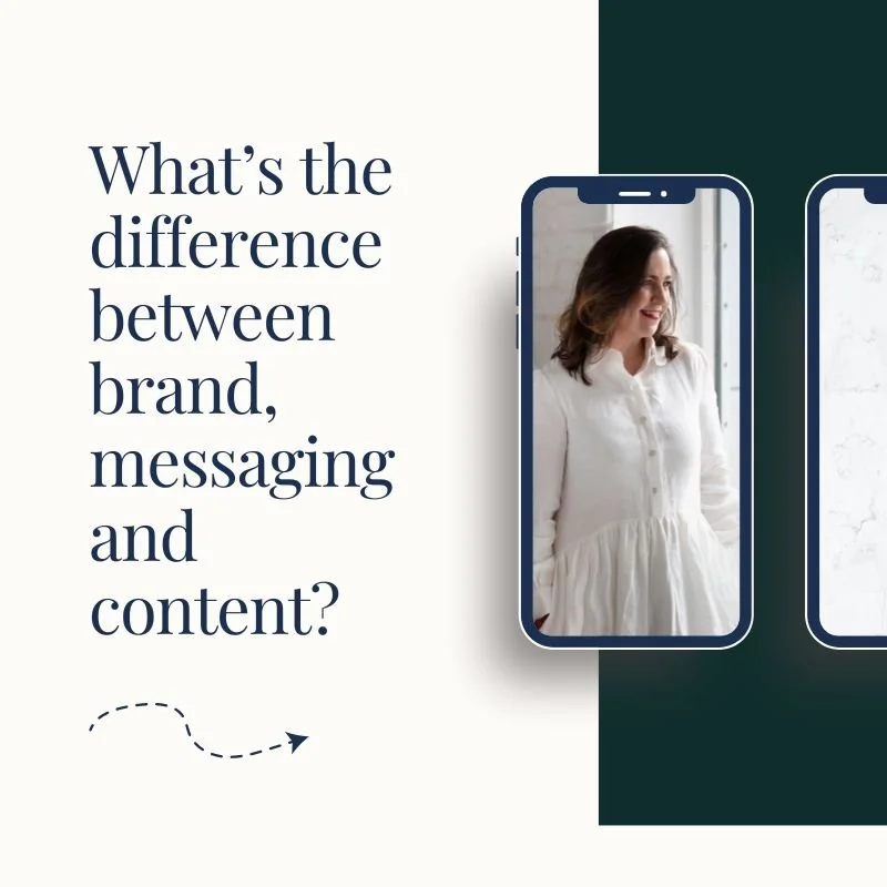 What’s the difference between brand, messaging and content?