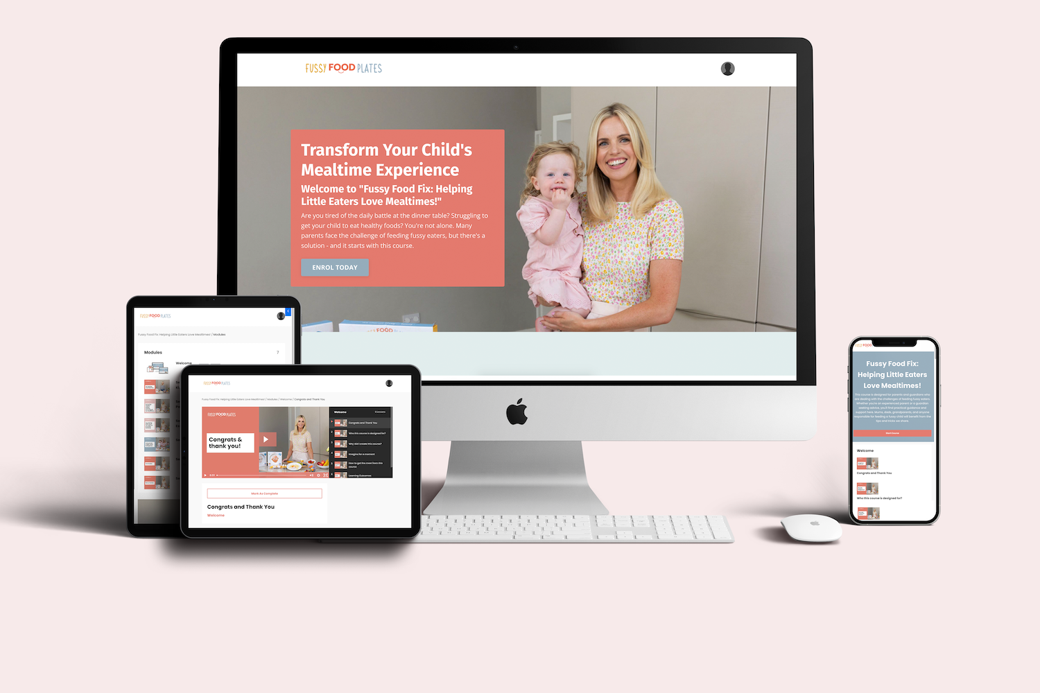 Custom built website for nutritionist in Dublin (Copy)