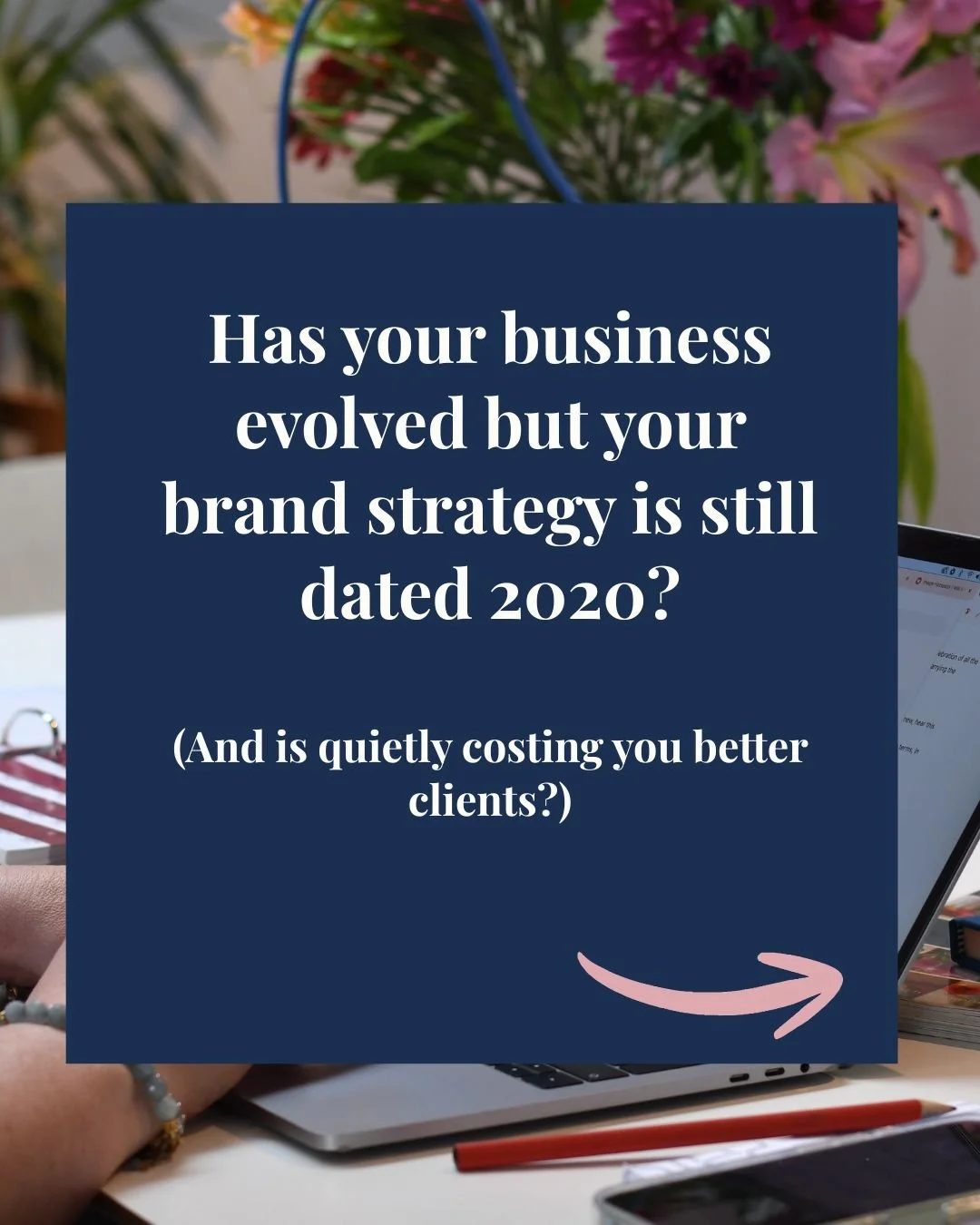 Let me guess...you built a version of your brand at the start of your business journey.

And at the time, it worked.

But now something subtle happens a few years in...

✅ Your expertise has evolved faster than your positioning

✅ You've refined your