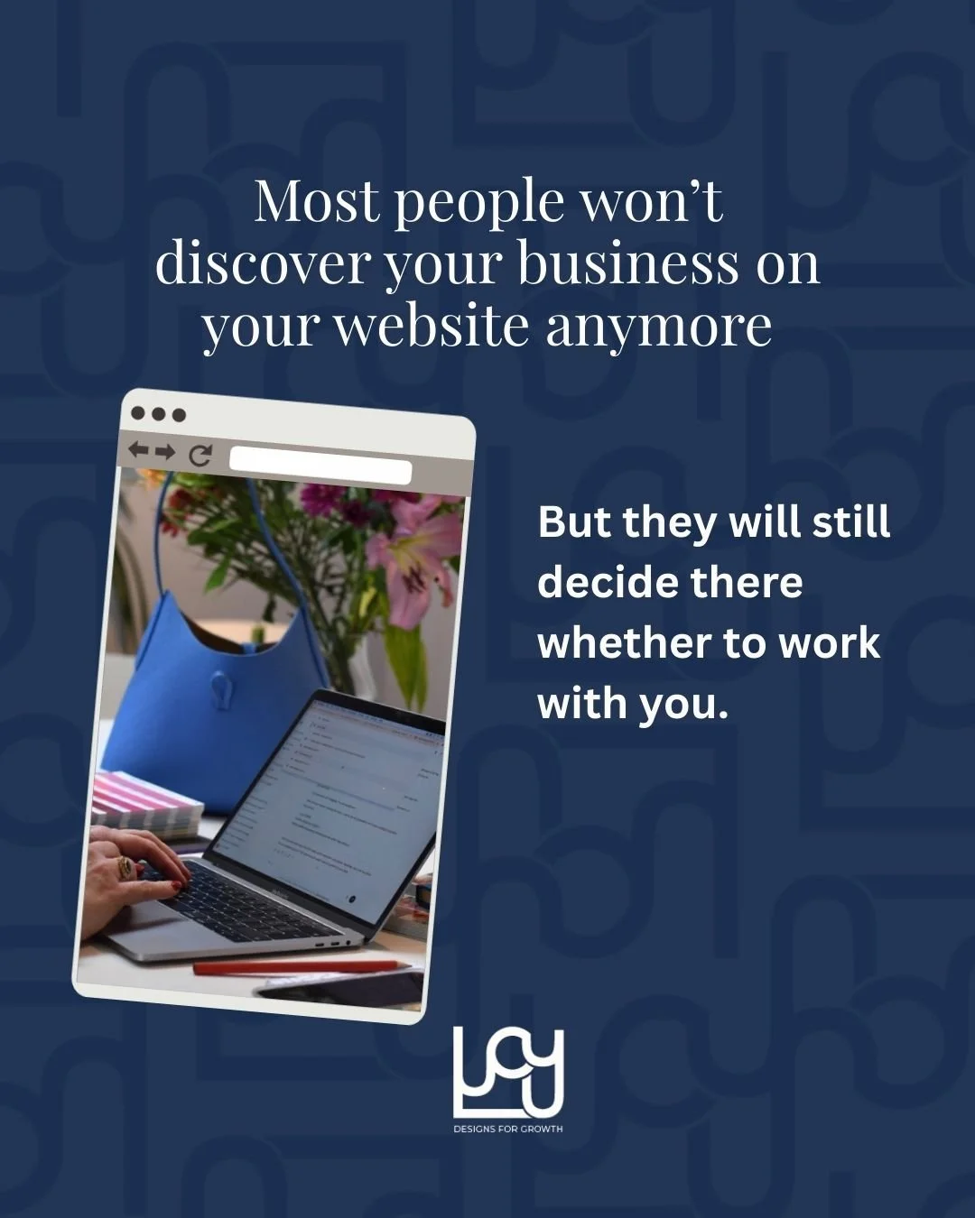 In 2026, most people won&rsquo;t discover your business on your website anymore.

They&rsquo;ll find you through posts, podcasts, conversations, recommendations or AI search.

But when someone is seriously considering working with you, they nearly al