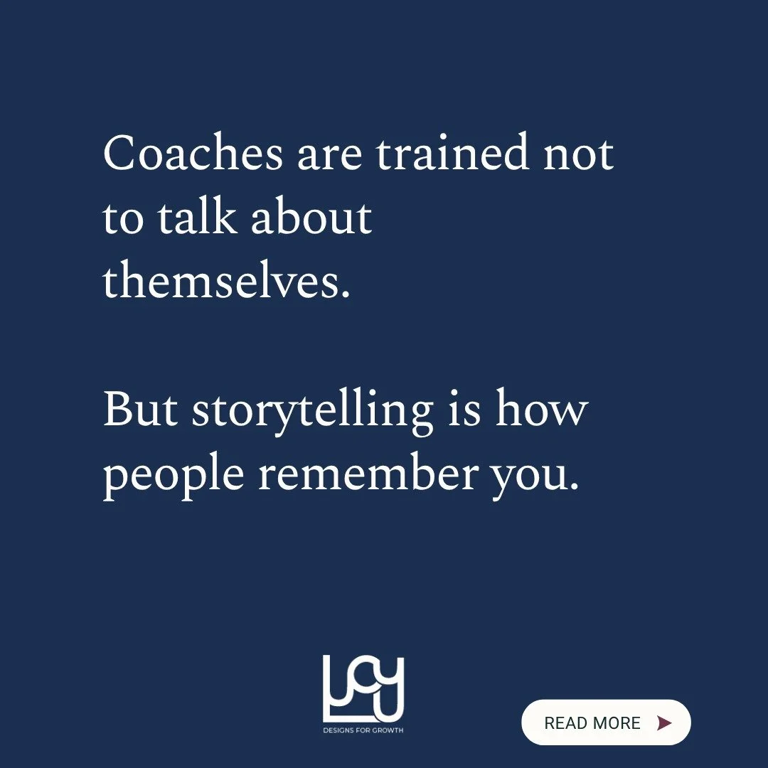 Yesterday I was at an ICF event for coaches, invited by my client Lindsay fro @thebiglifeprojectie 

One thing really stayed with me.

Many coaches said they&rsquo;re trained not to talk about themselves.

The focus is on the client. Holding space. A