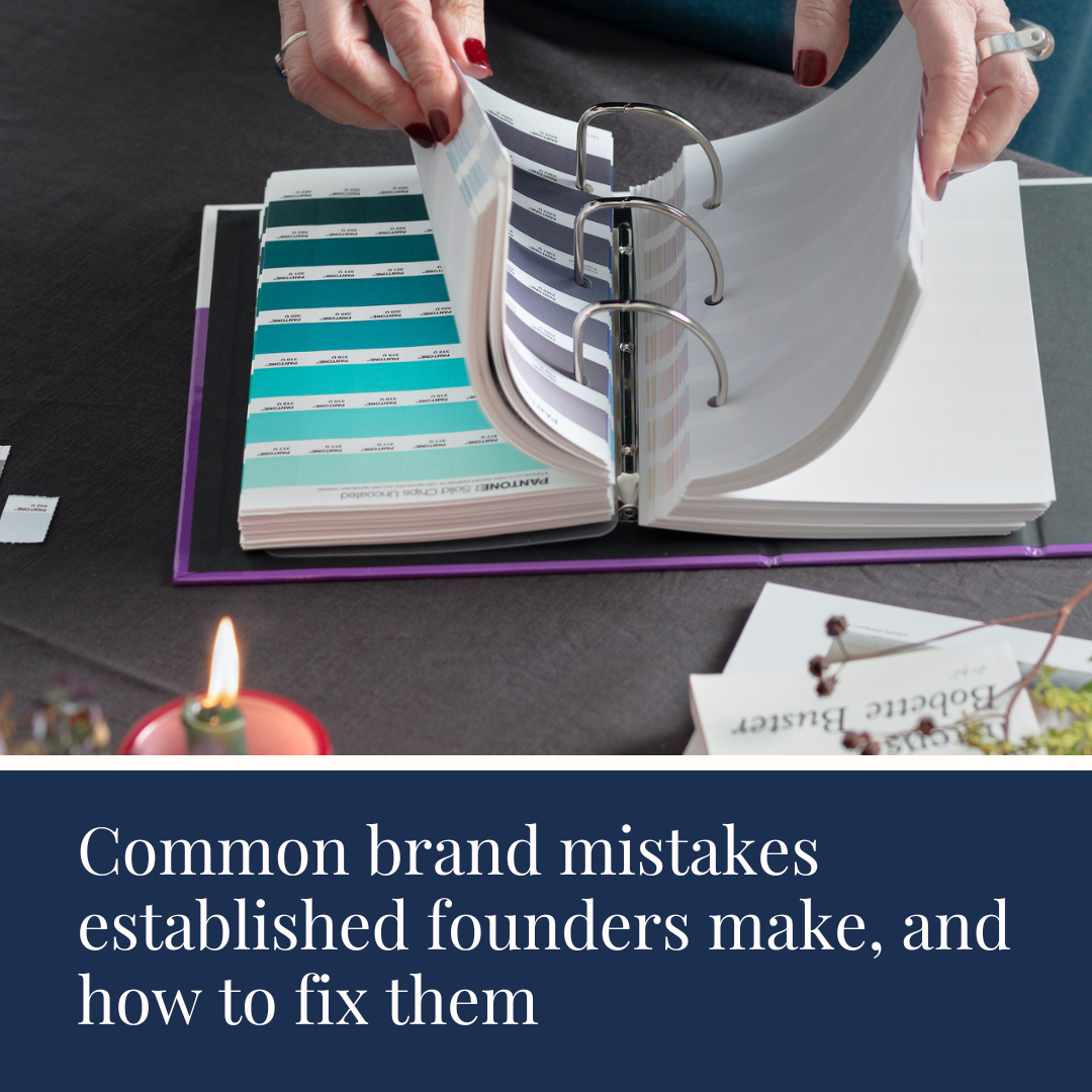 Common brand mistakes established founders make, and how to fix them
