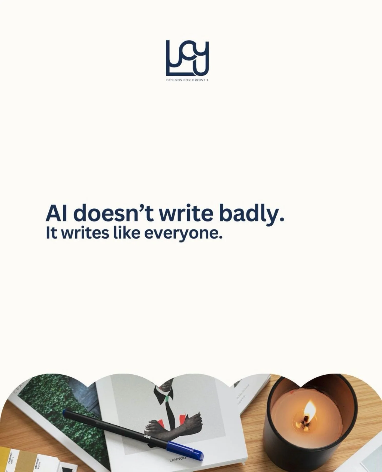 When I read AI-generated brand content, my first thought is usually &ldquo;Man, I hope I don&rsquo;t sound like that!&rdquo; And I work in this industry.

The problem isn&rsquo;t that AI writes badly. In many cases, it writes perfectly well (although