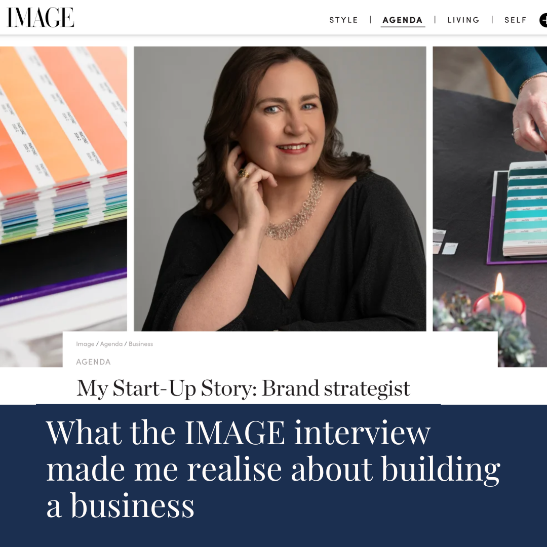 What the IMAGE Magazine interview made me realise about building a business