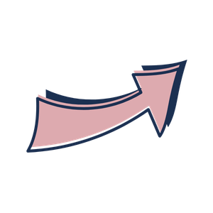cartoon style arrow