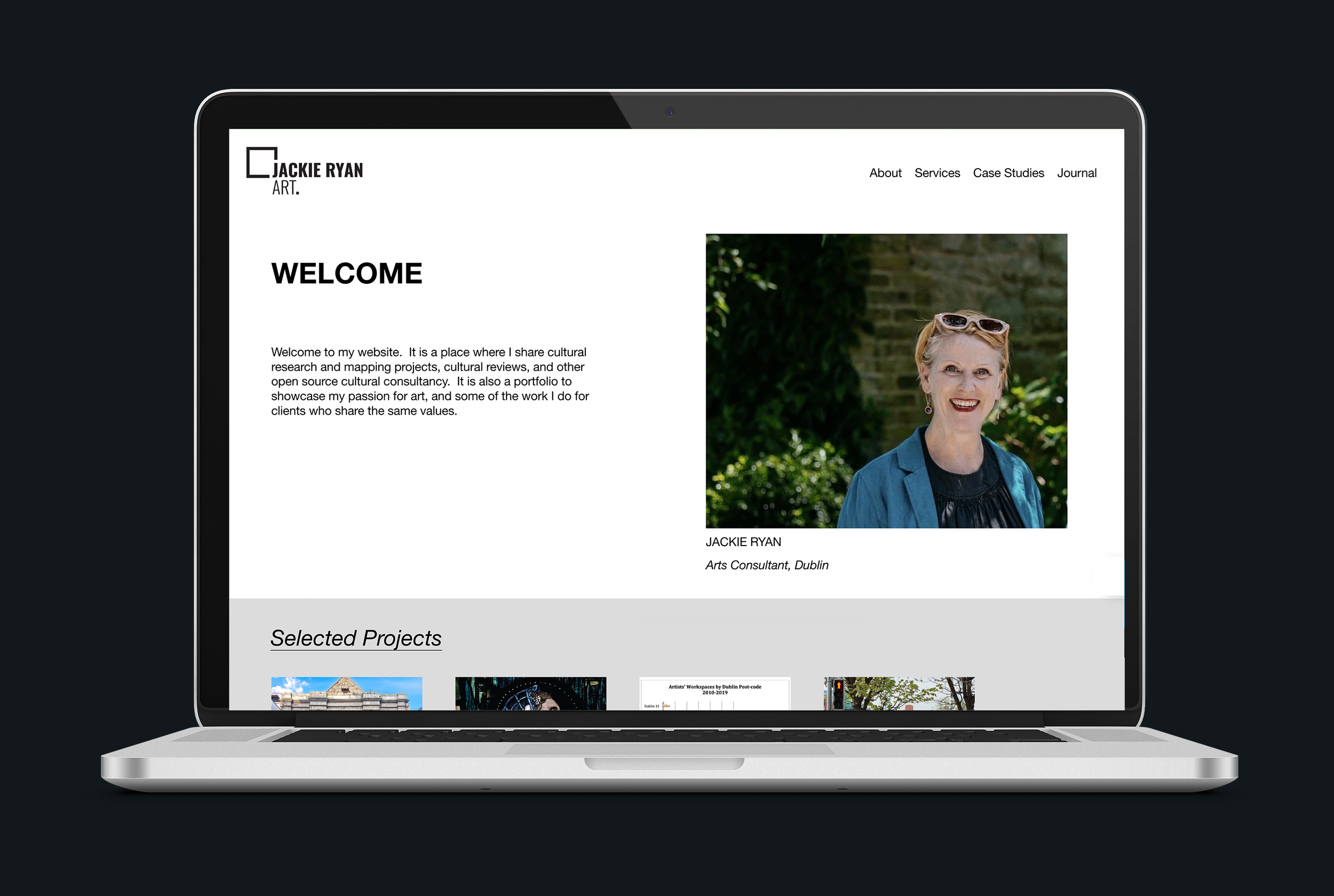 Squarespace website design Dublin for consultant