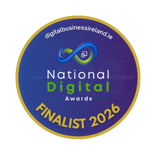 Digital Business Ireland Awards finalists badge for 2026