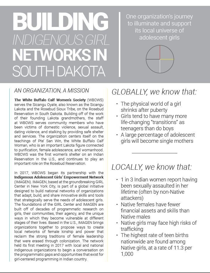 Brief 3 — “Building Indigenous Girl Networks in South Dakota.”