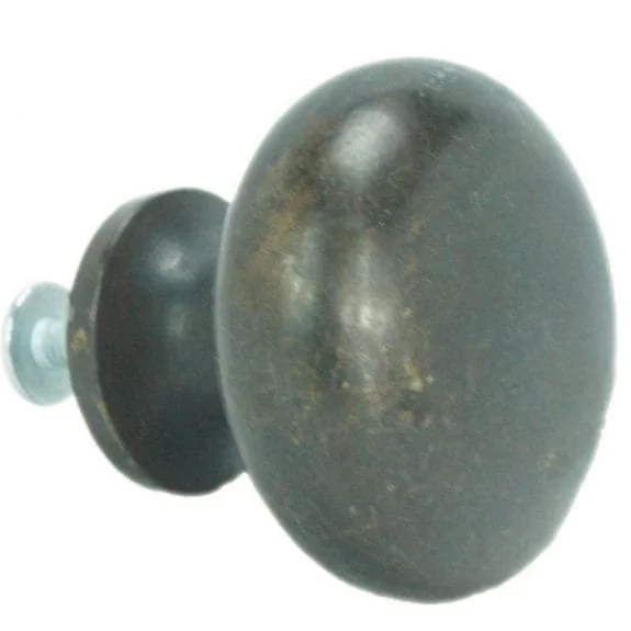 Round Knob - Faux Brass