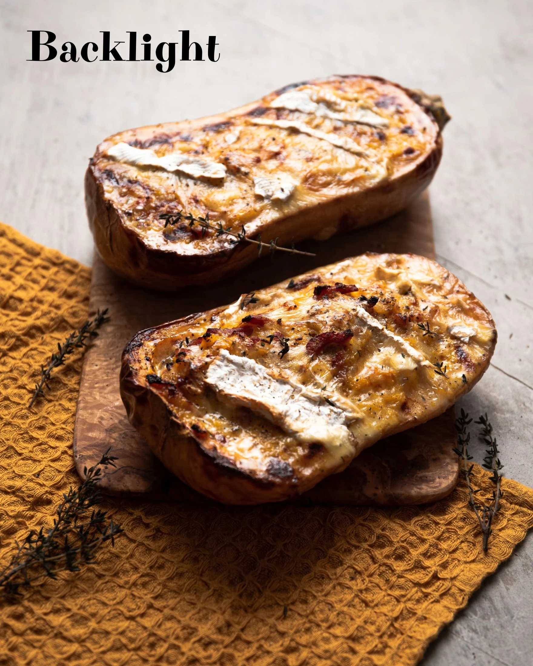 backlight en photographie culinaire et de nourriture