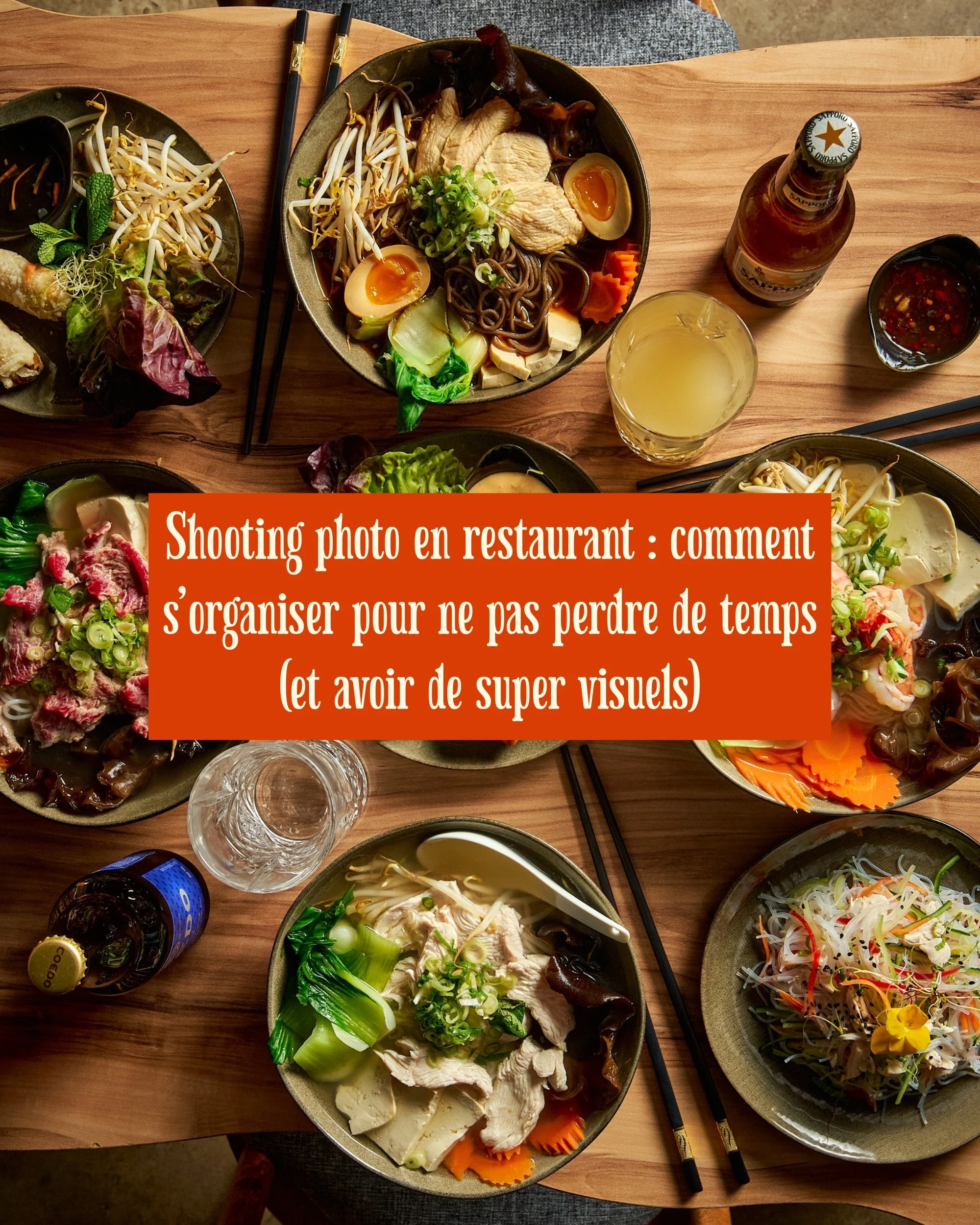 Shooting photo en restaurant : comment s'organiser pour ne pas perdre de temps (et avoir de super visuels)