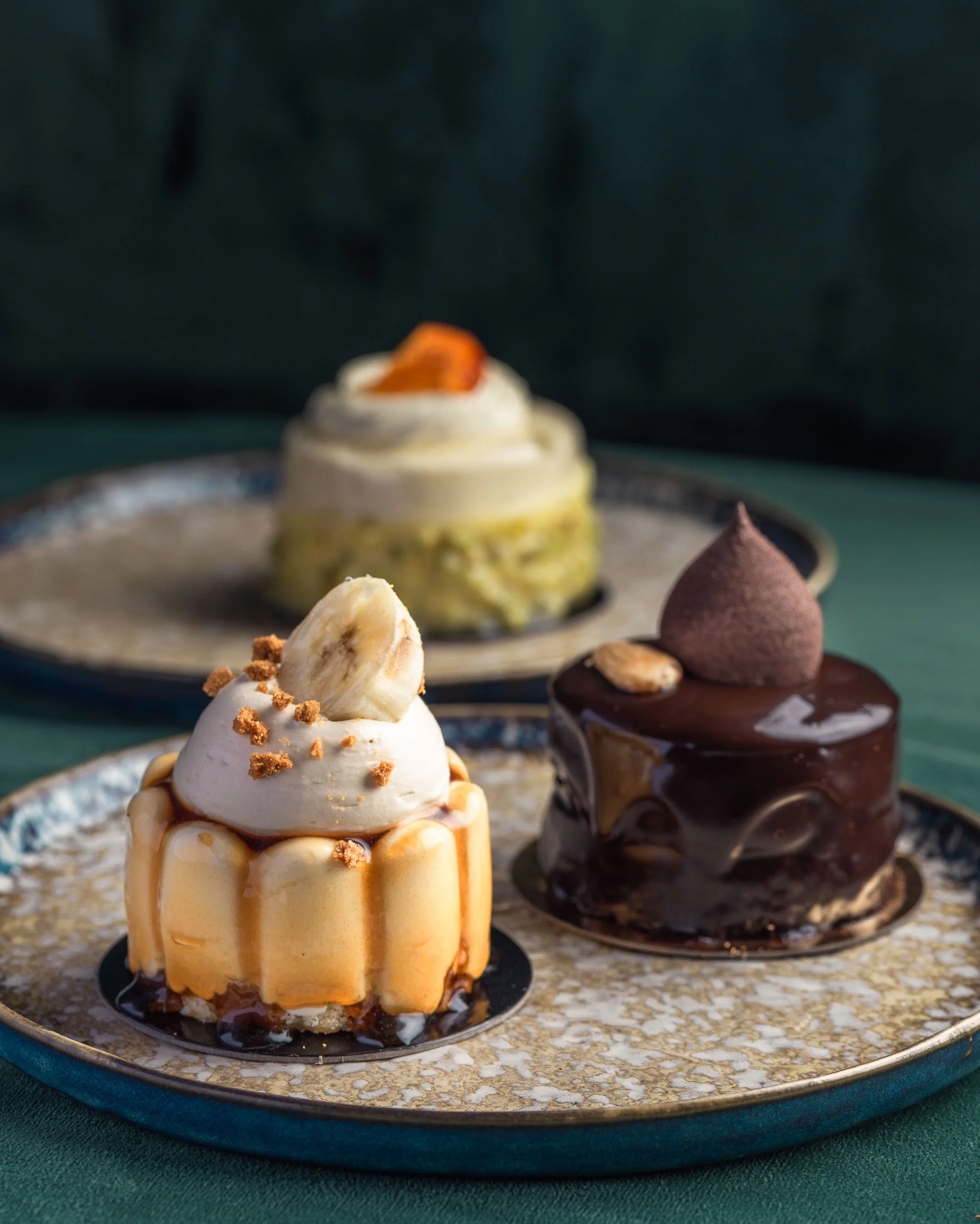 Photo de pâtisseries du café végan Zoï à Lyon, pris par le photographe culinaire Nicolas Blum à Lyon