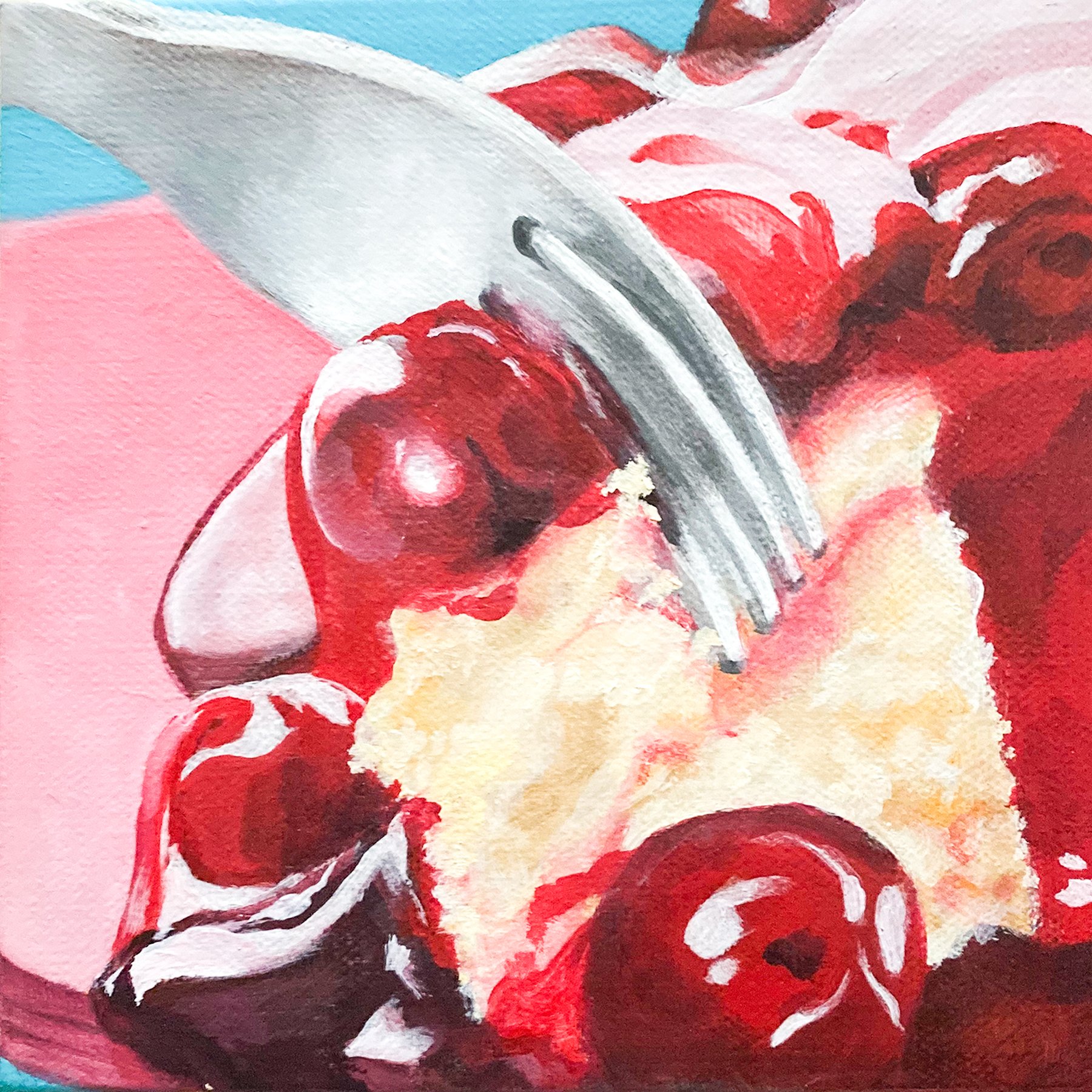 Harris_cherry cheesecake_2021_acryliconcanvas_7.5x7.5in.jpg