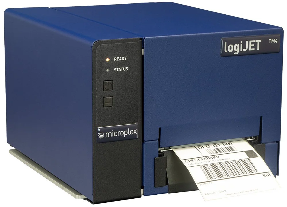 Microplex logiJET TM4 mobile workstation and forklift truck printer