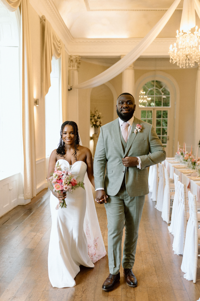 Deborah &amp; Godwin’s Intimate Wedding at Colwick Hall