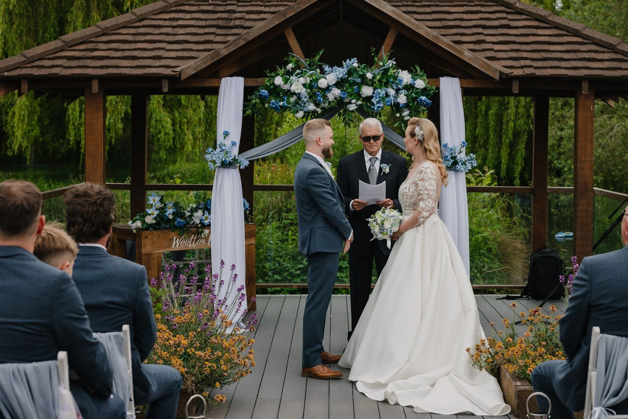 Megan &amp; Will's Elegant Lakeside Wedding at Wootton Park